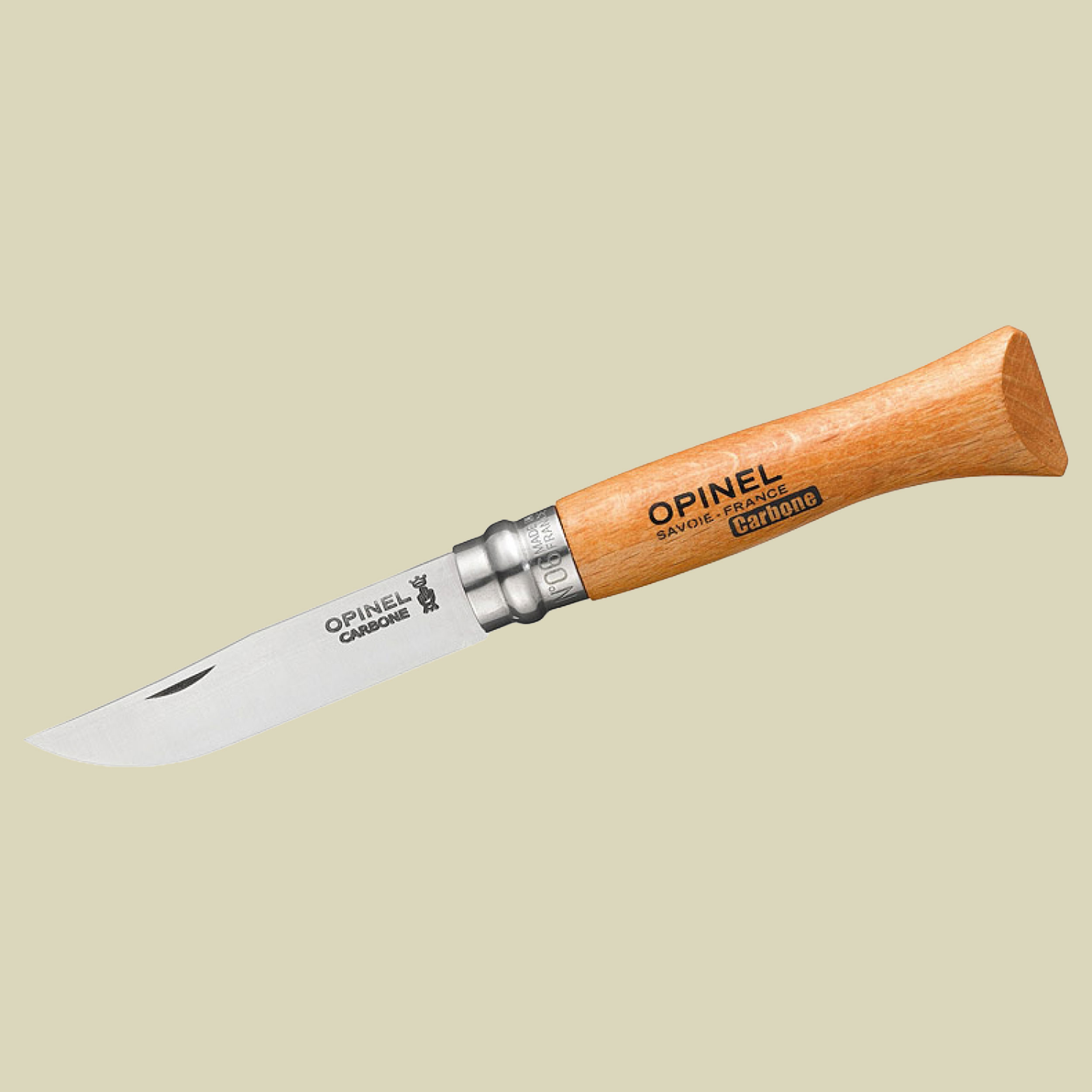 Opinel No. 6, Carbon - Buche