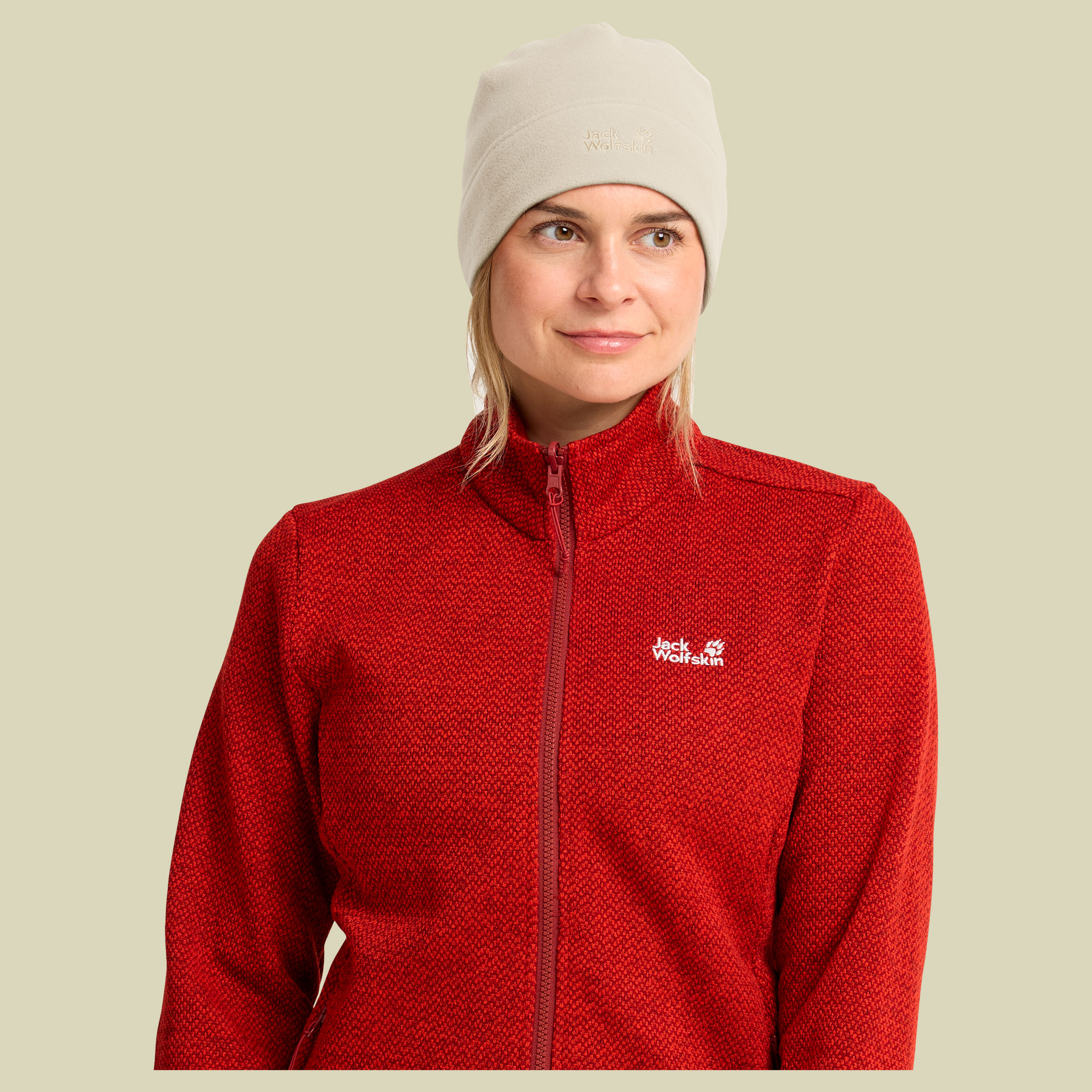 Real Stuff Beanie grau one size - oyster