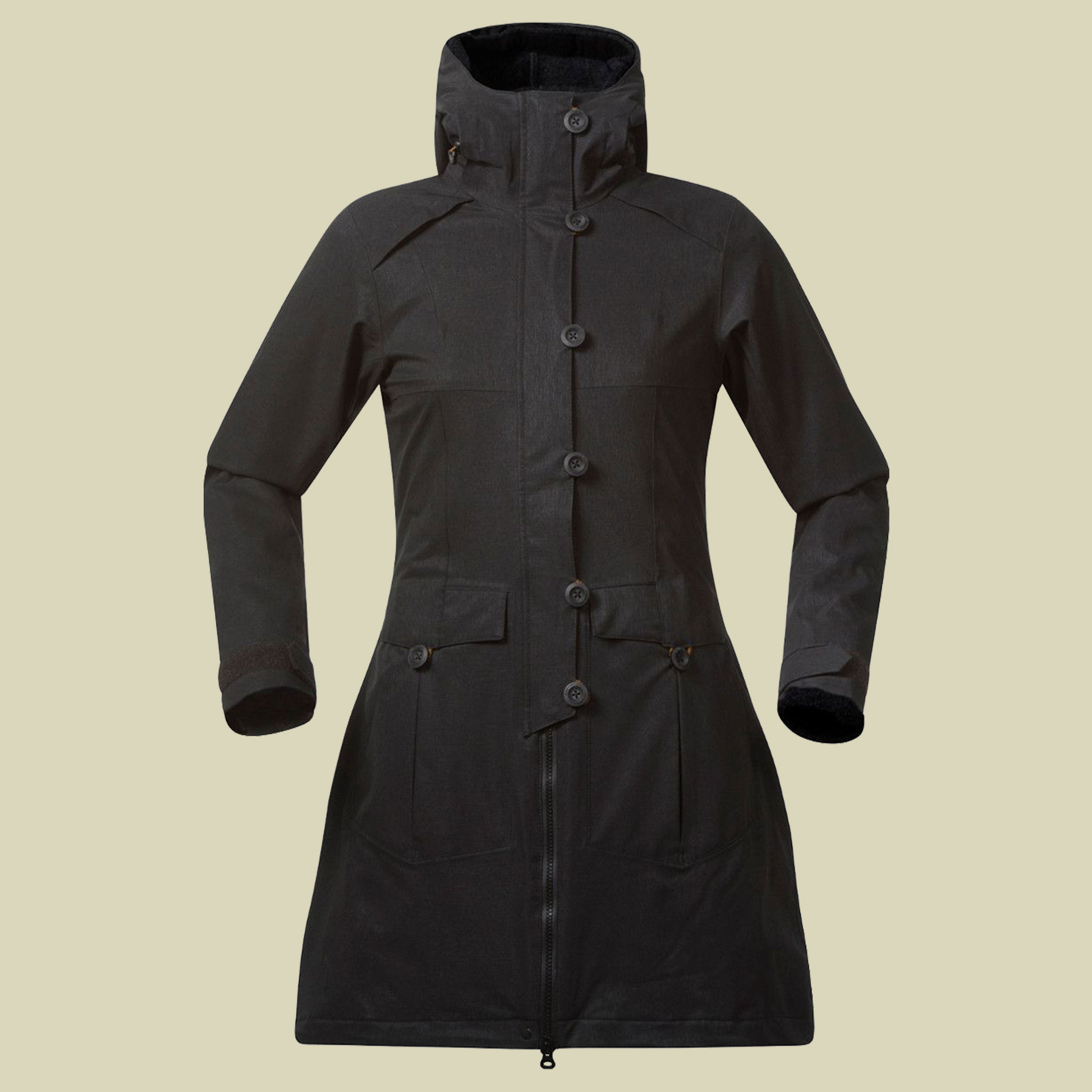 Bjerke Lady Coat Größe XS Farbe black/solid dark grey
