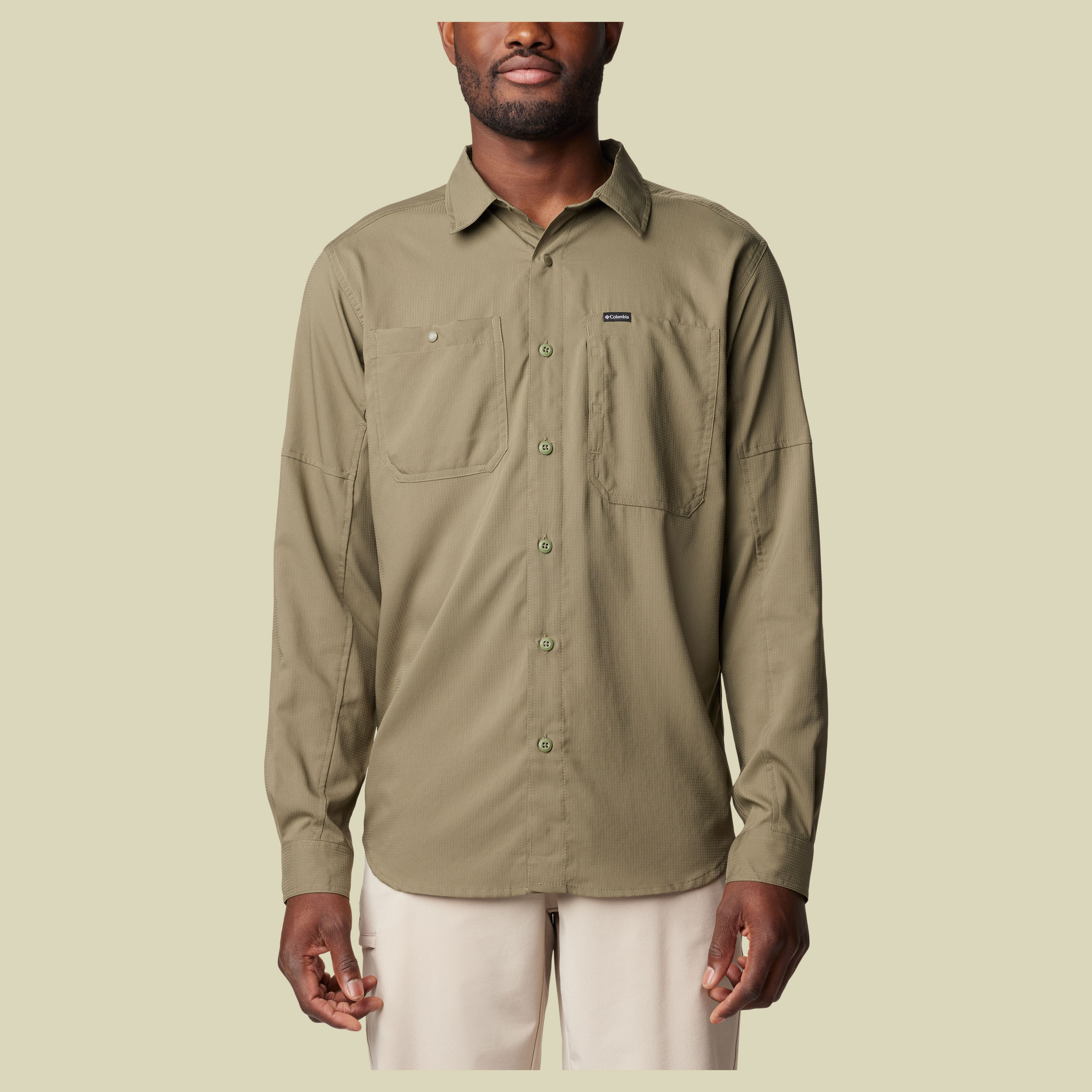 Silver Ridge Utility Lite Long Sleeve Shirt Men Größe L  Farbe stone green