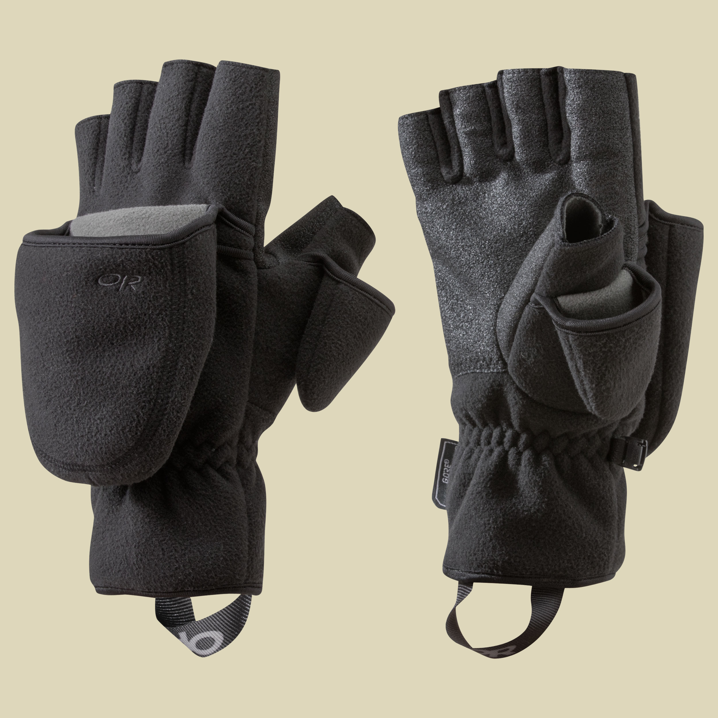 Gripper Convertible Gloves Men Größe L Farbe black