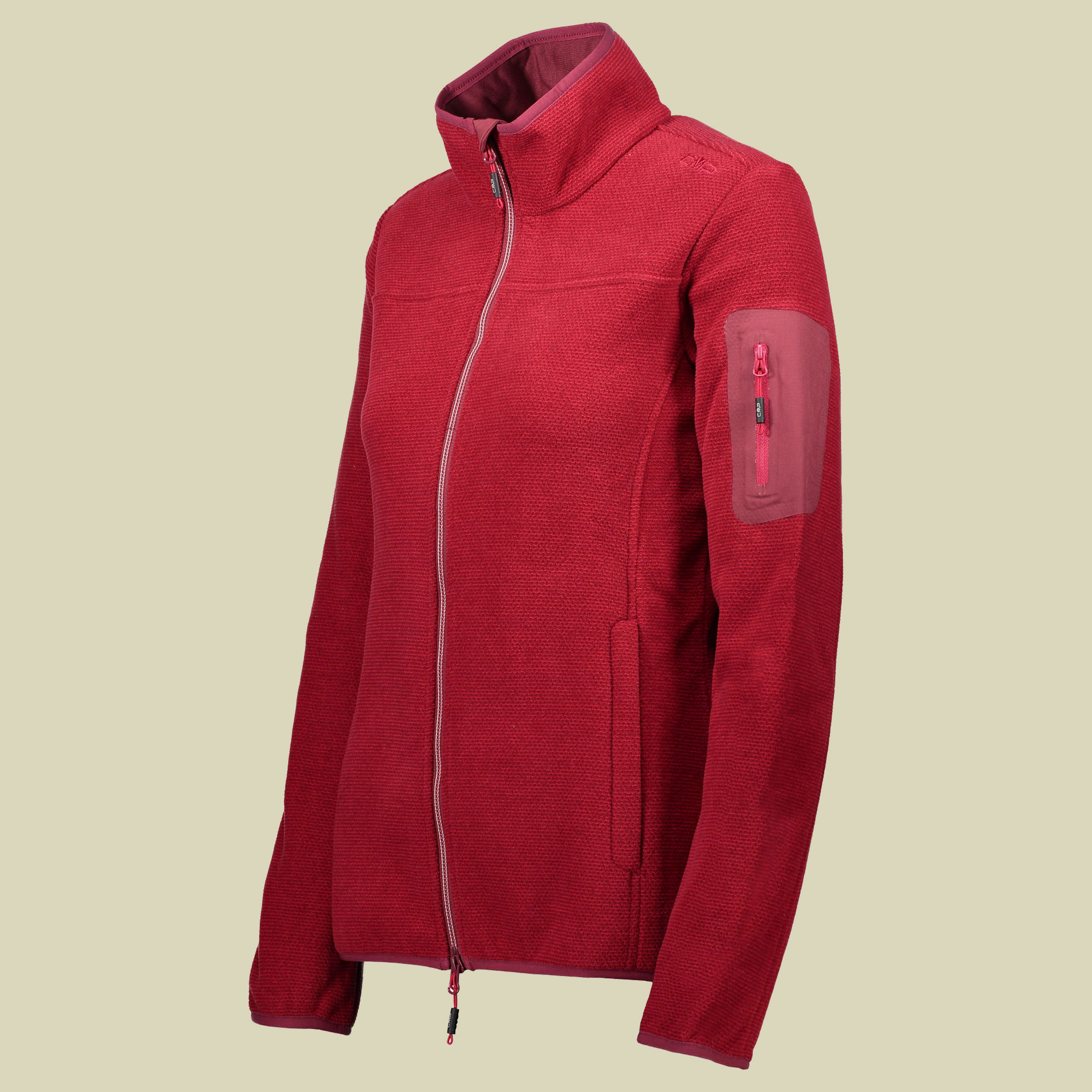 Woman Jacket Knitted Jacquard 38H2356 Größe 34 Farbe syrah-granita 57BG