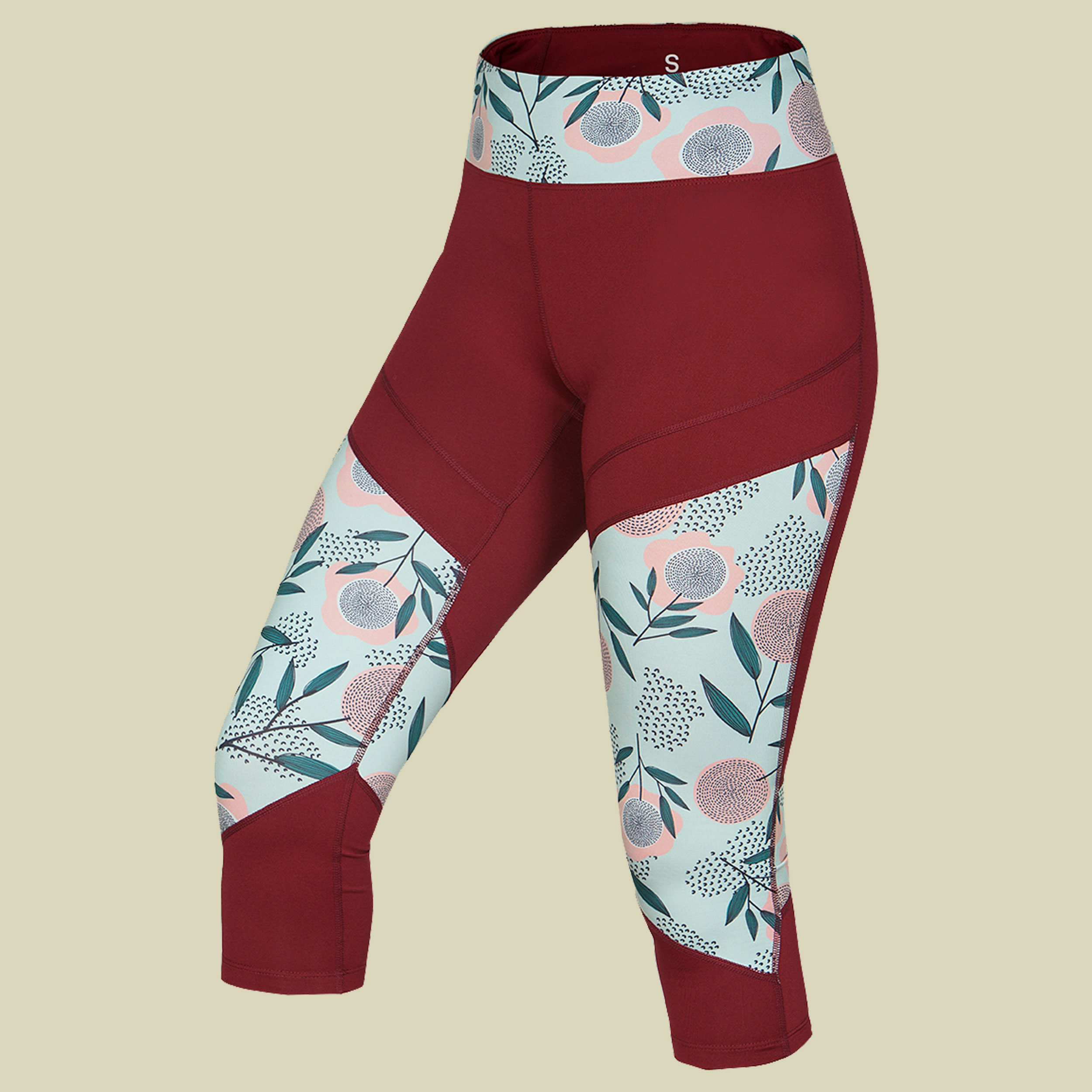 Rhea 3/4 Leggings Größe L  Farbe wine merlot