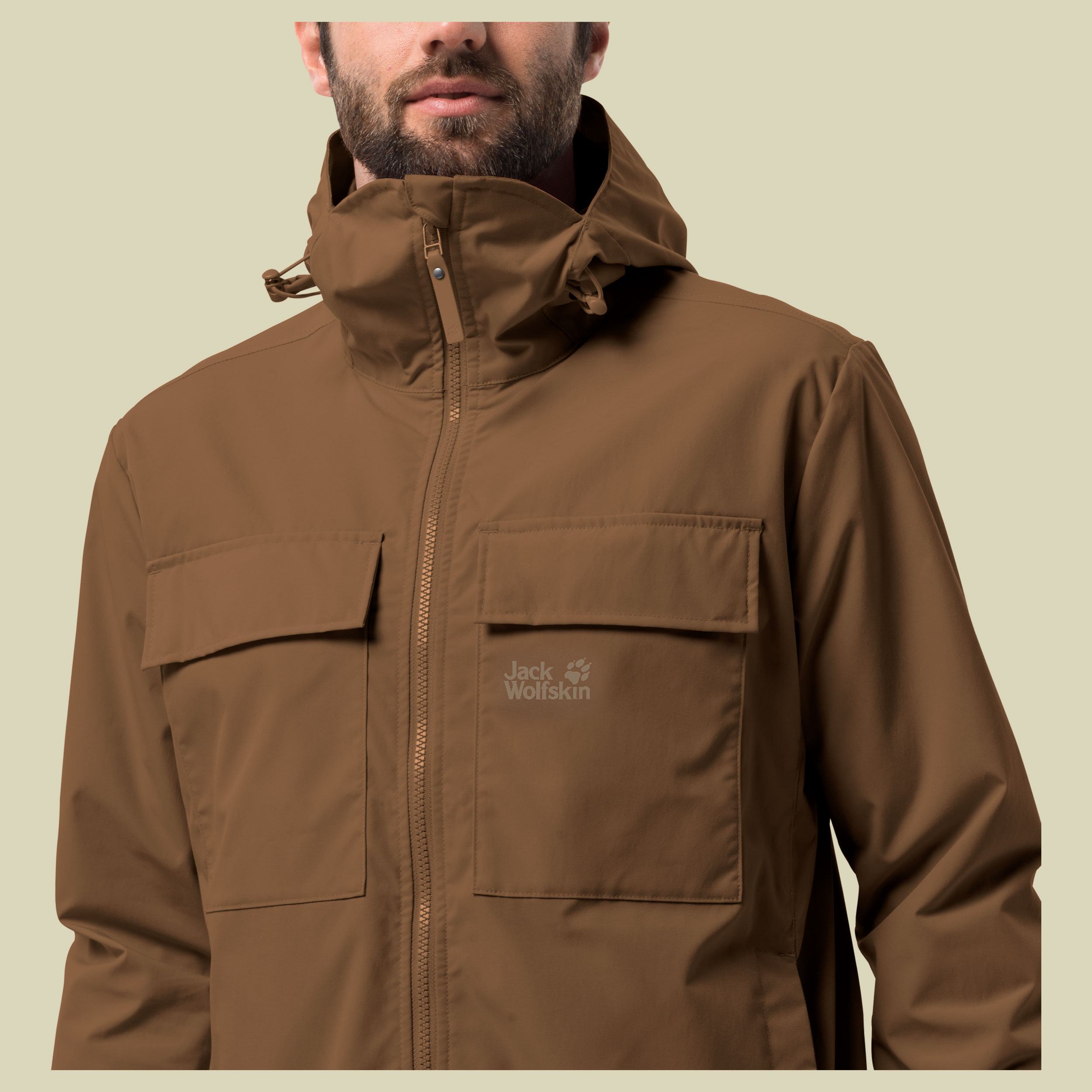 Summer StormJacket Men Größe S Farbe bark brown