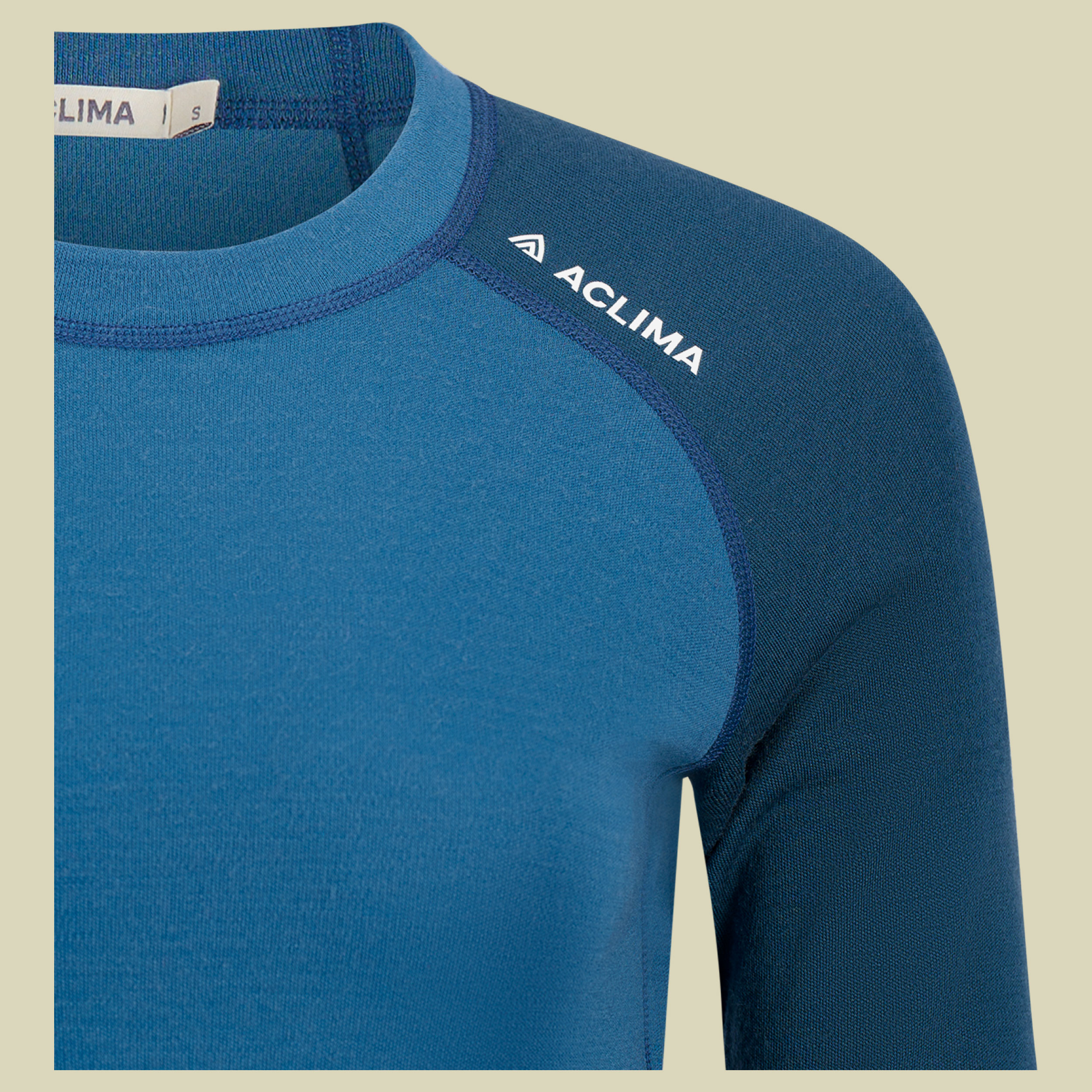 WarmWool Crew Neck Woman blue fusion S/Midnight Navy