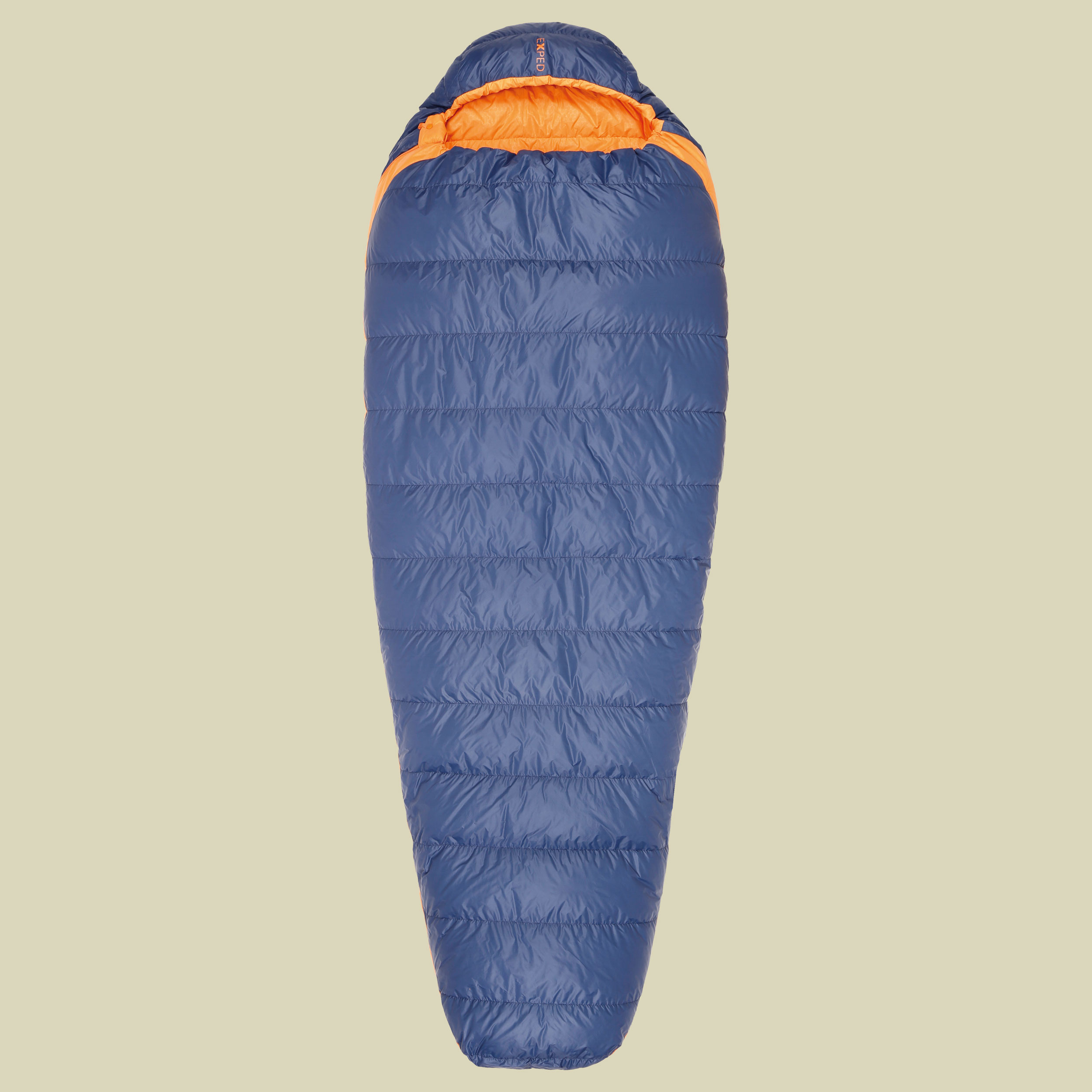 Comfort 0° bis Körpergröße Schlafsack 190 cm (L) cm Farbe blau, Reißverschluss Schlafsack links