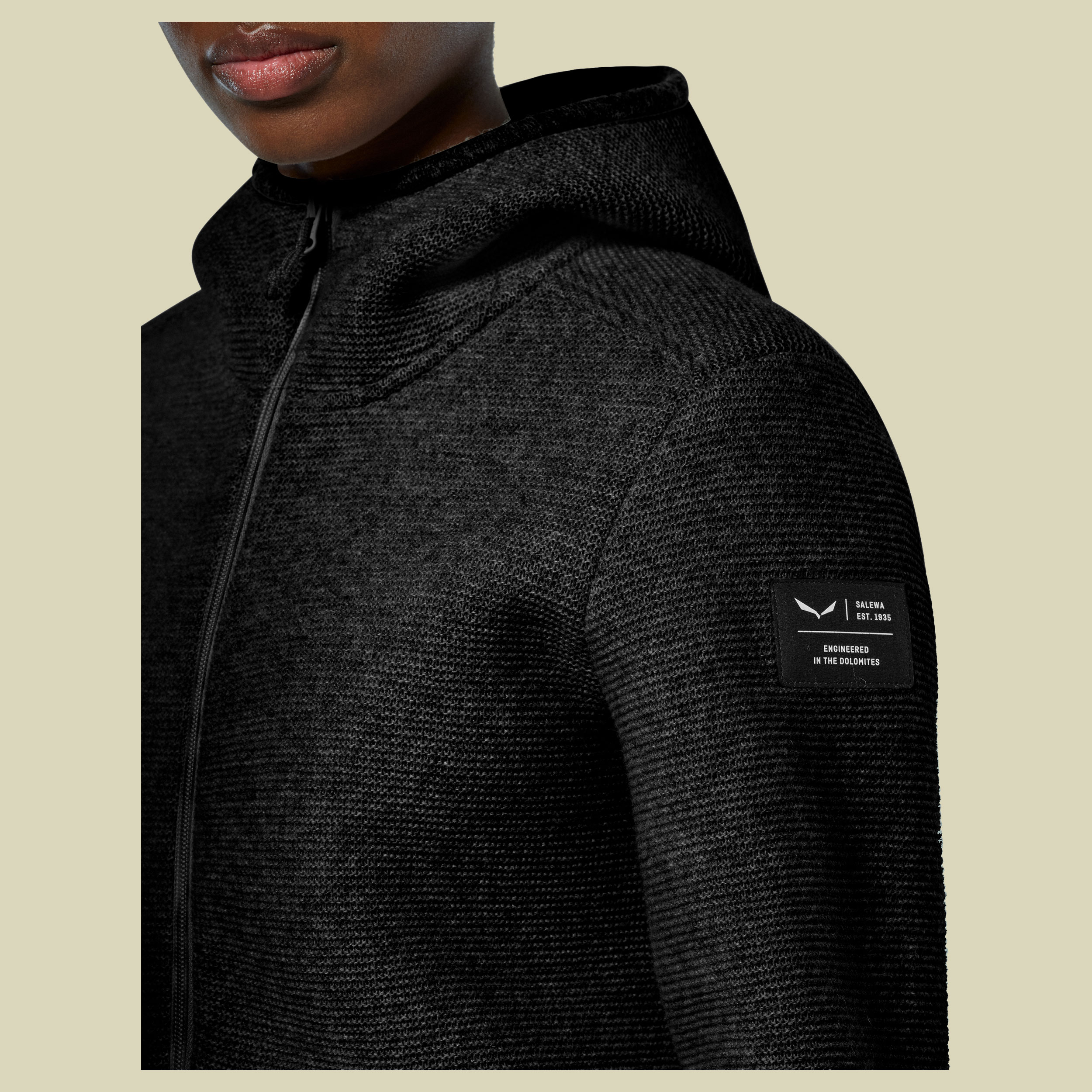 Fanes Sarner Jacket Women 42 schwarz - black out melange