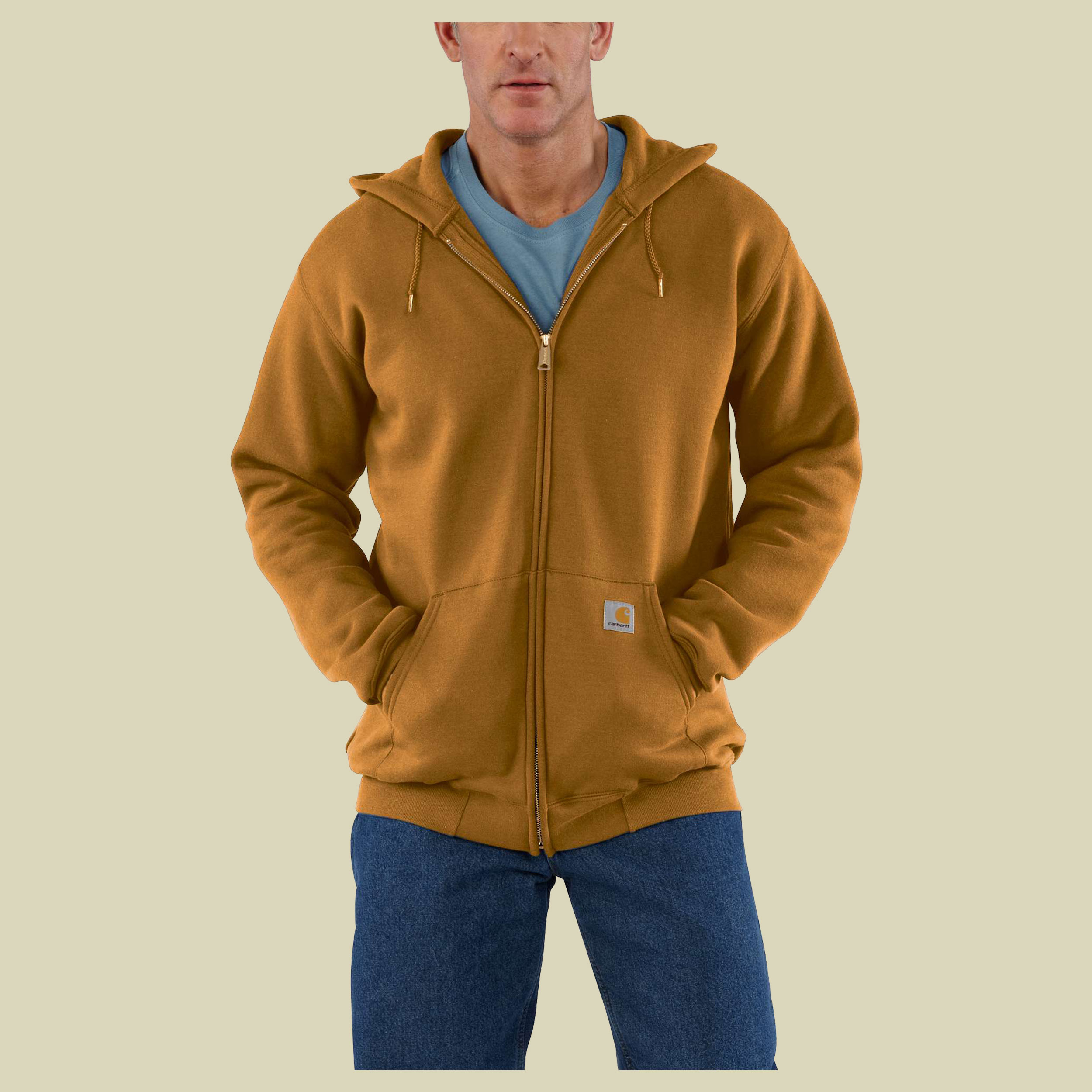Marquette Full-Zip Sweatshirt Men M braun - Farbe carhartt brown