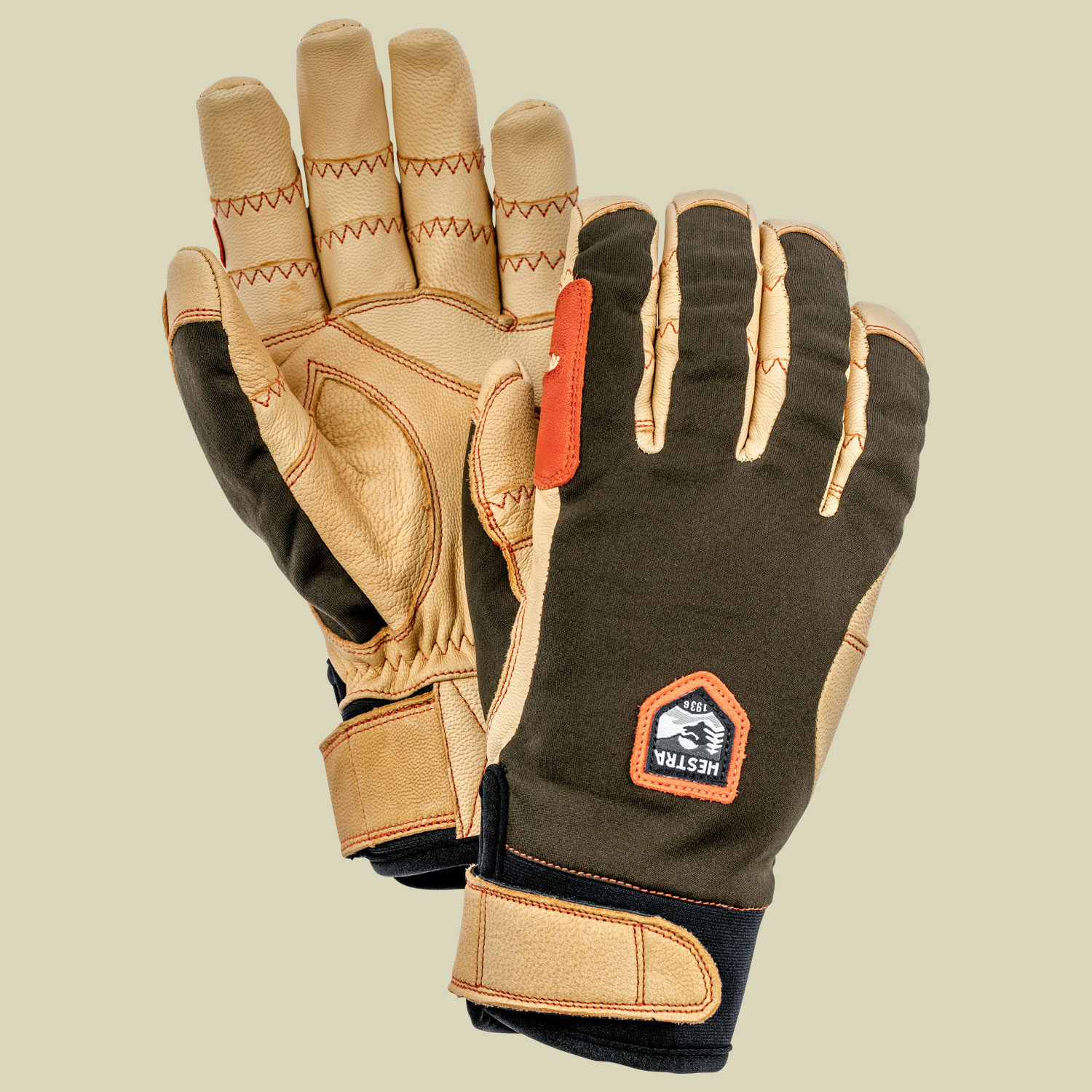 Ergo Grip Active Größe 10 Farbe dark forest/natural brown