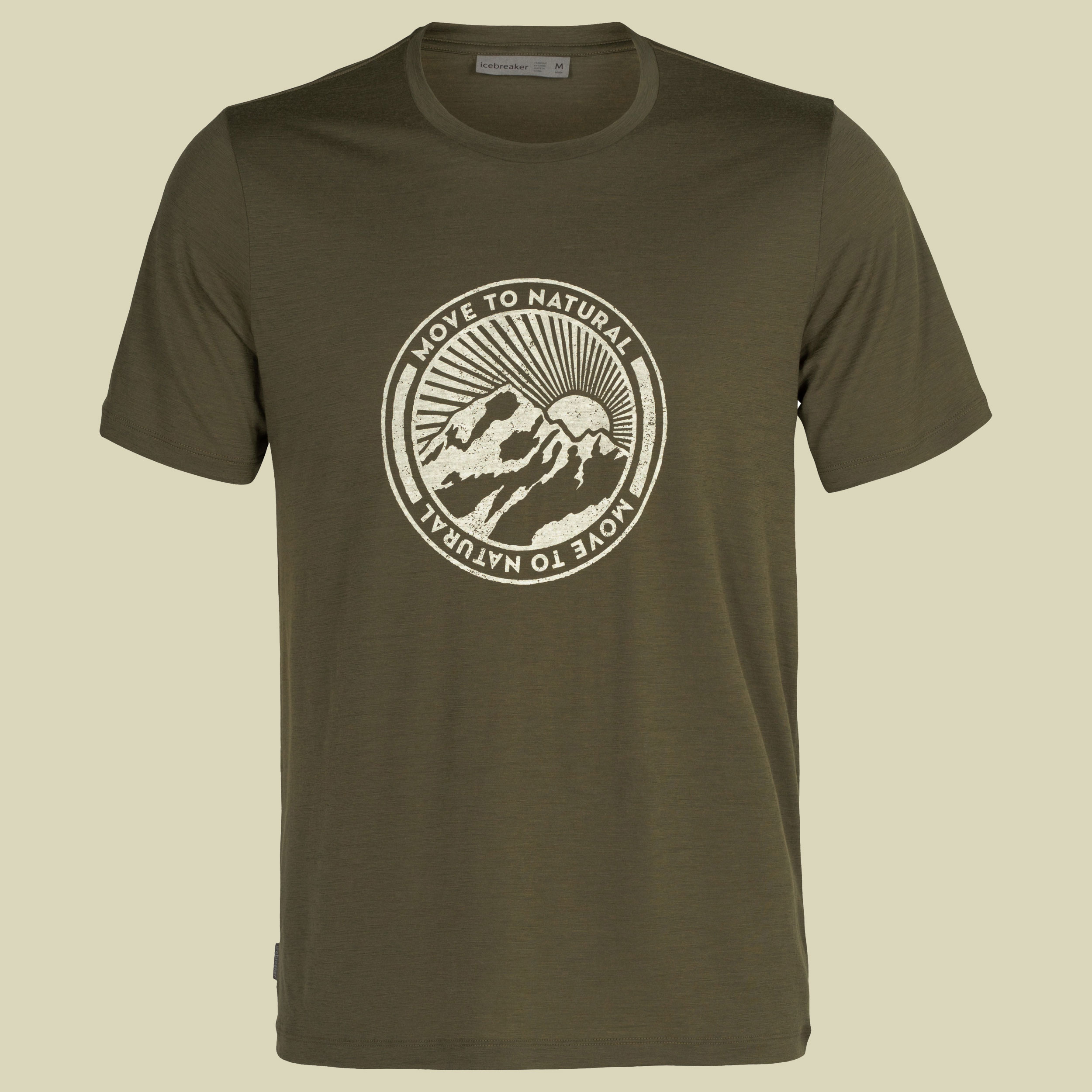Tech Lite II SS Tee Move to Natural Mountain Men Größe XL Farbe loden