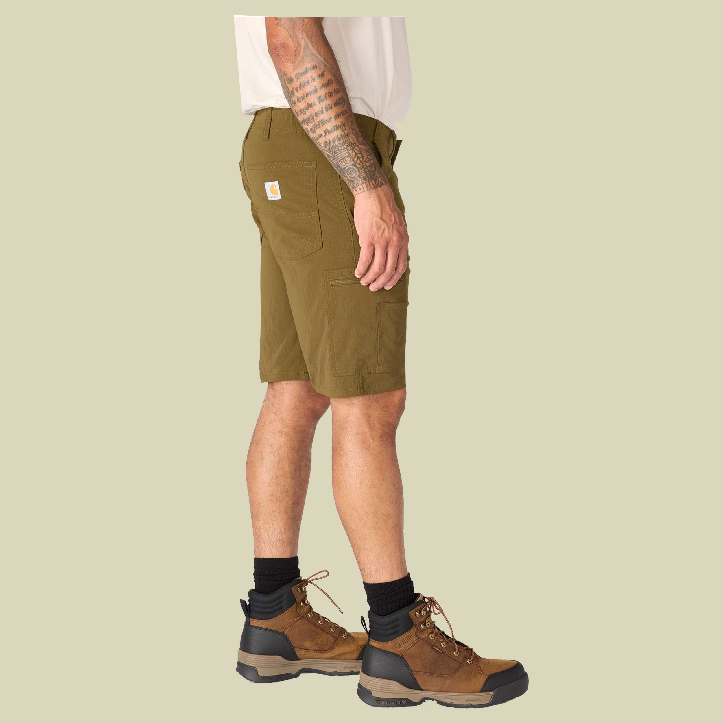 Relaxed Carhartt Force Ripstop Cargo Short Men W33 braun - Farbe burnished logs