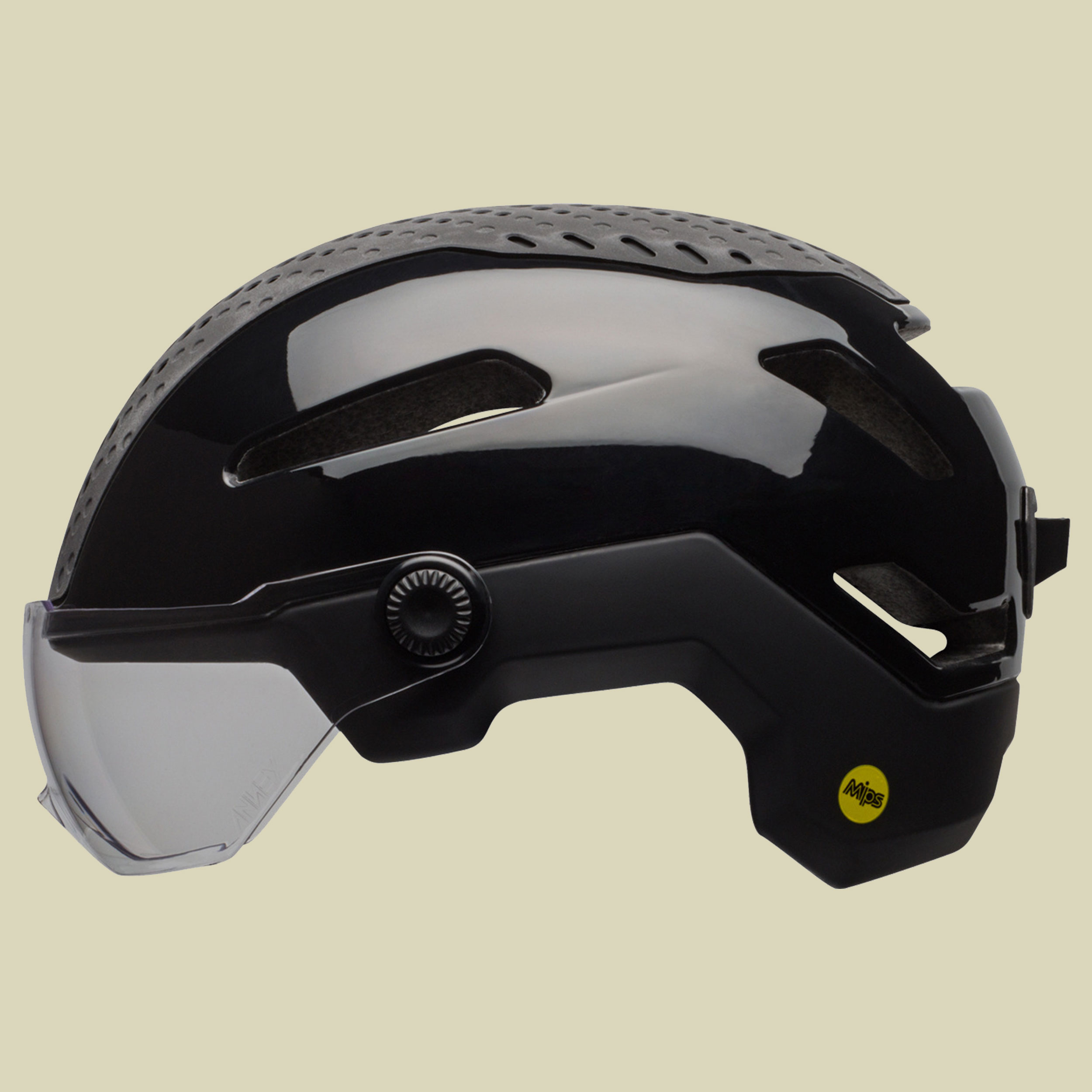 Annex Shield Mips Kopfumfang L 58-62 cm Farbe mat/gloss black