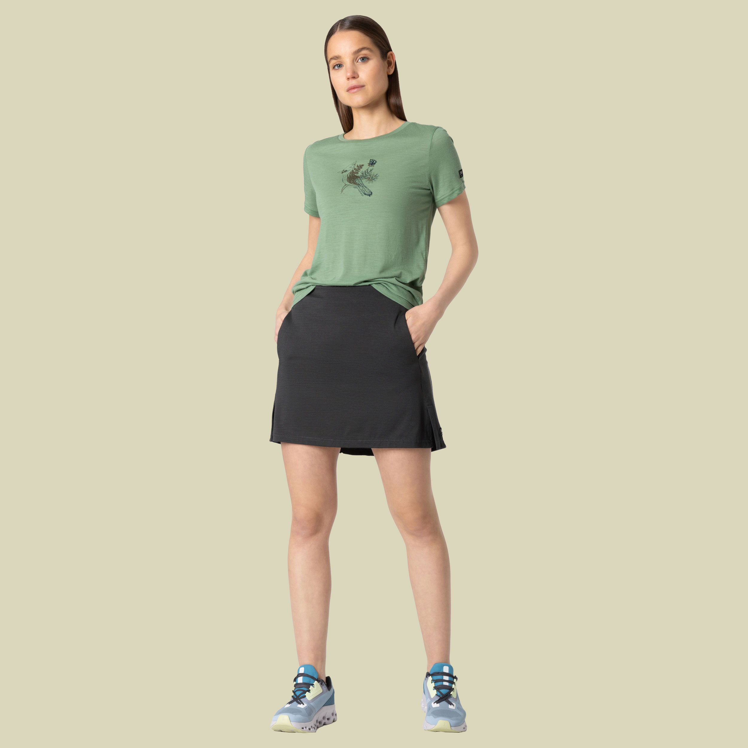 Sporty Skort Women Größe XL Farbe pirate grey