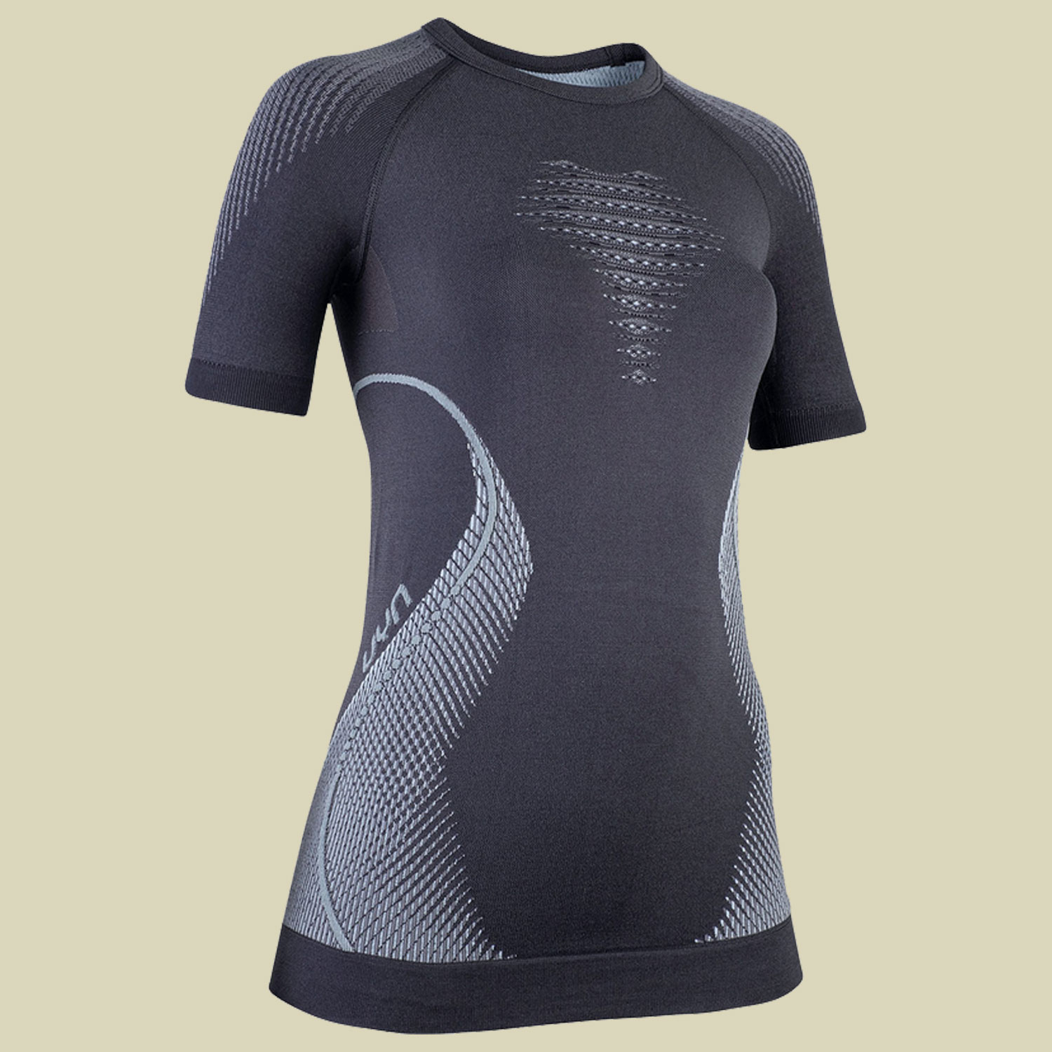 Evolutyon UW Shirt SH_SL Women Größe S-M Farbe charcoal/white/light grey