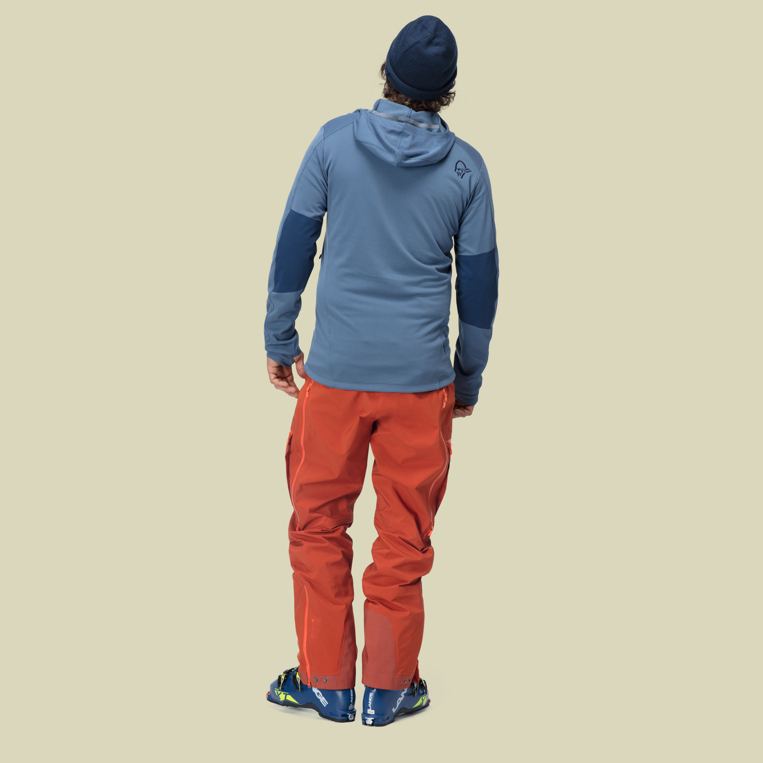 Lyngen Powerstretch Pro Zip Hoodie Men Größe M  Farbe vintage indigo