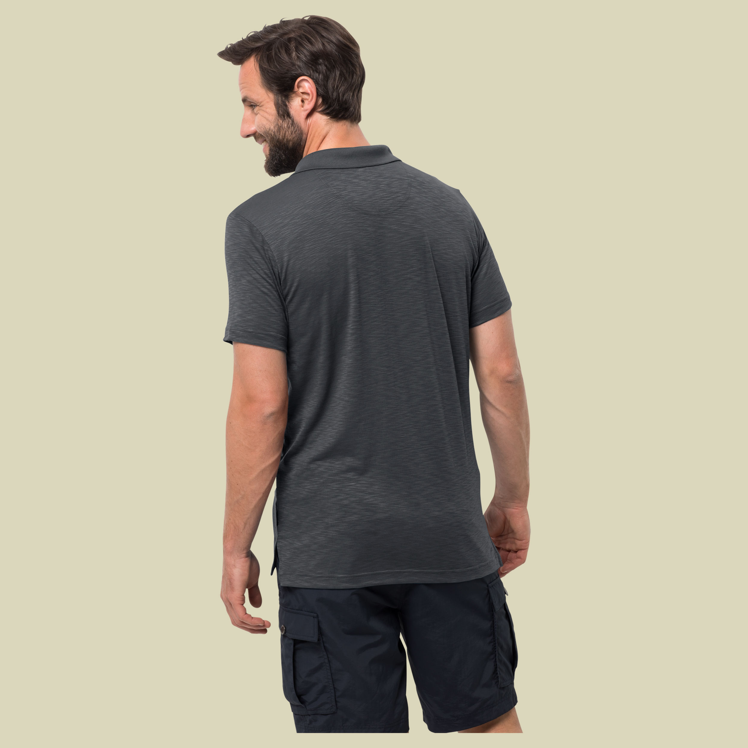 Travel Polo Men Größe XXXL Farbe dark iron