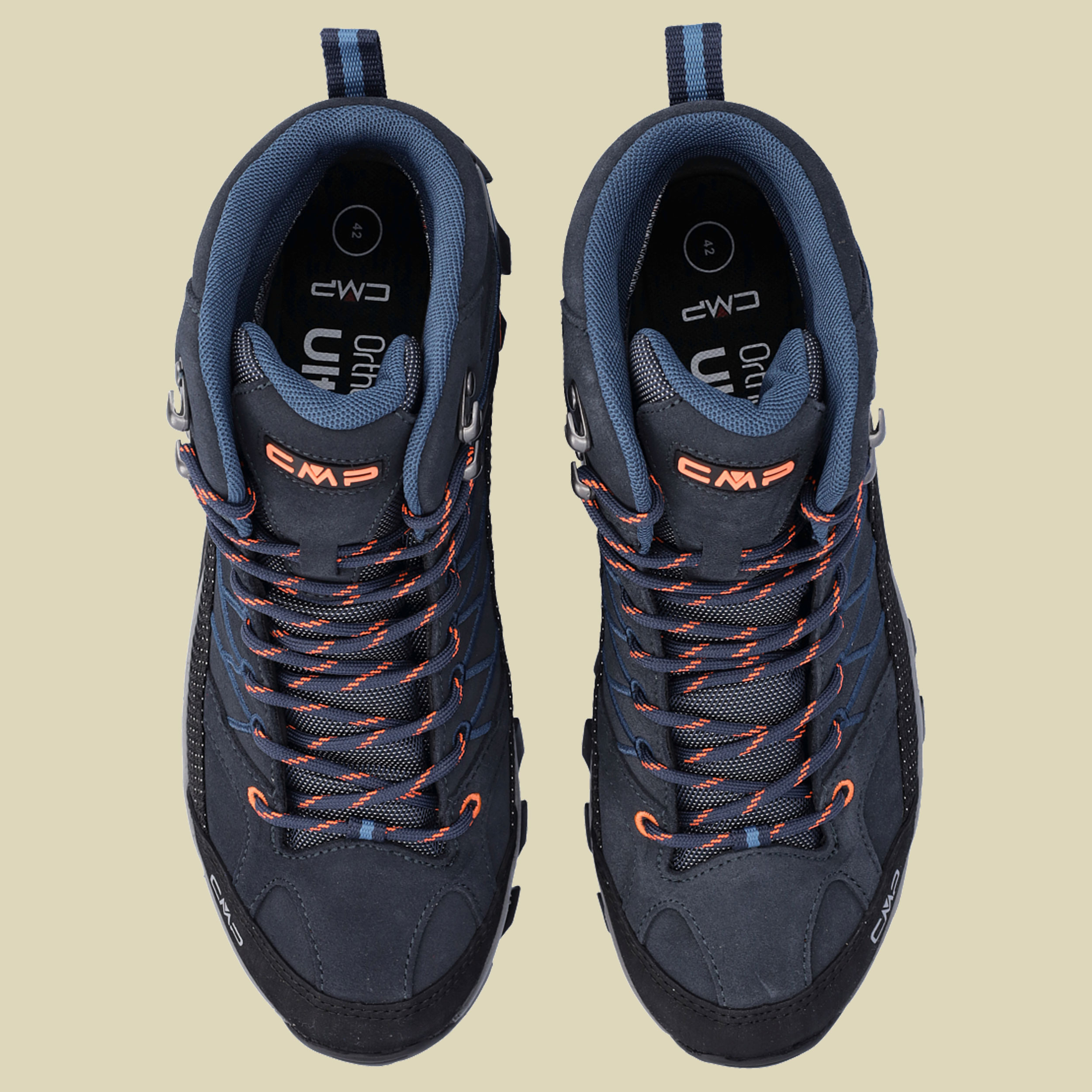 Rigel Mid Trekking Shoes WP Men Größe 42 Farbe 27NM b.blue-flash orange