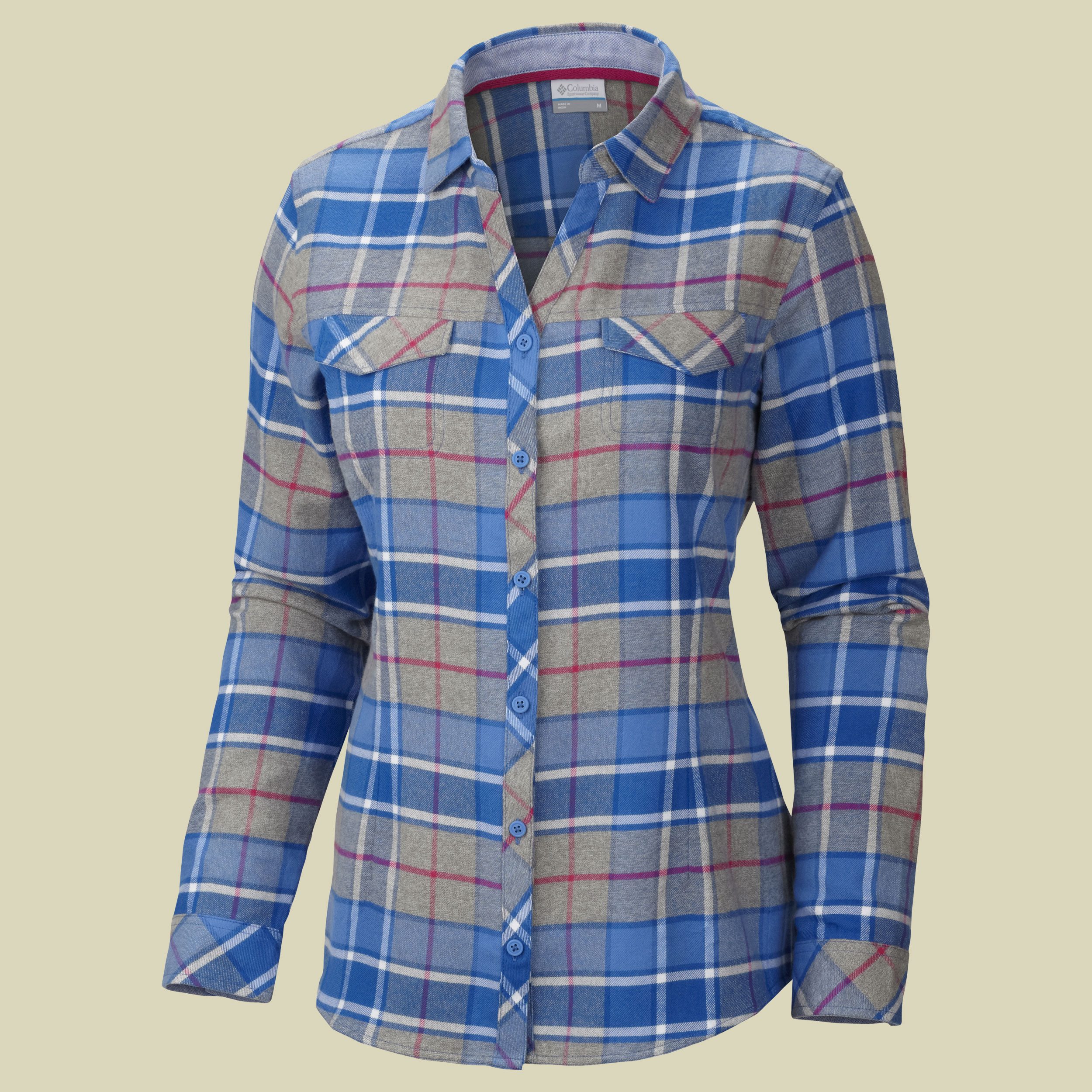 Simply Put II Flannel Shirt Women Größe S Farbe harbor blue/big check