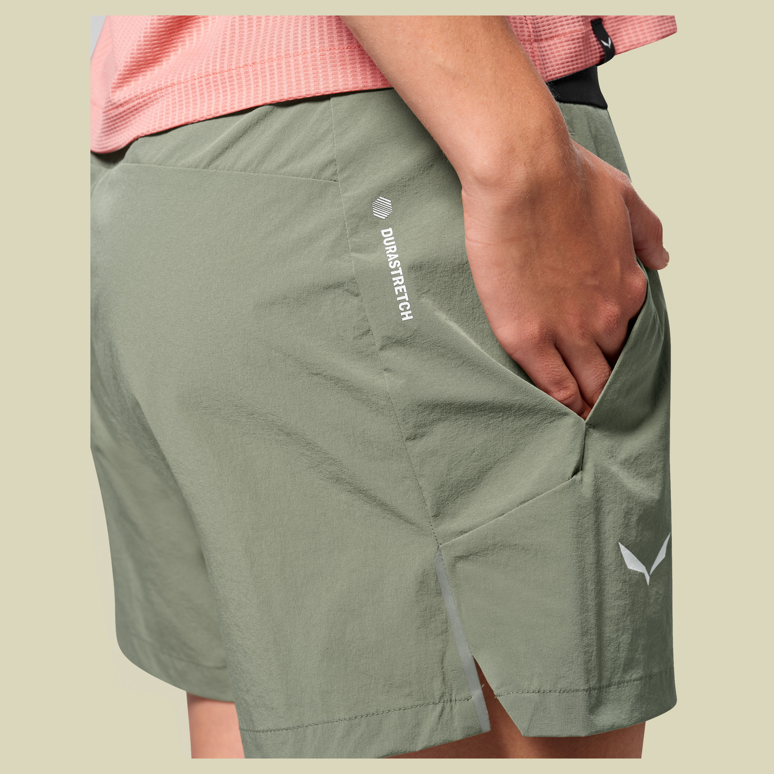 Pedroc DST Light Short Women 42 grün - Farbe faded green