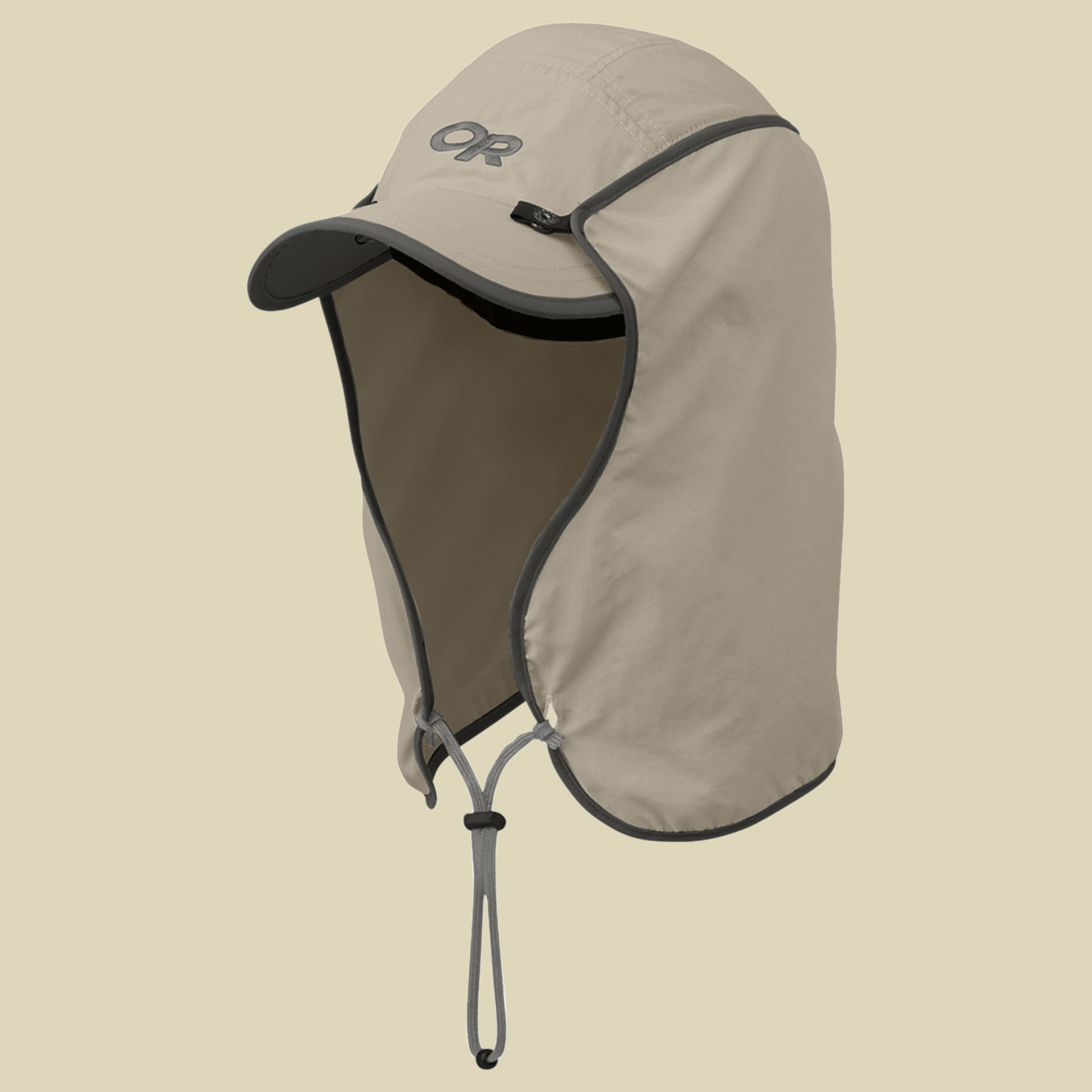 Sun Runner Cap Größe S Farbe khaki-dark grey