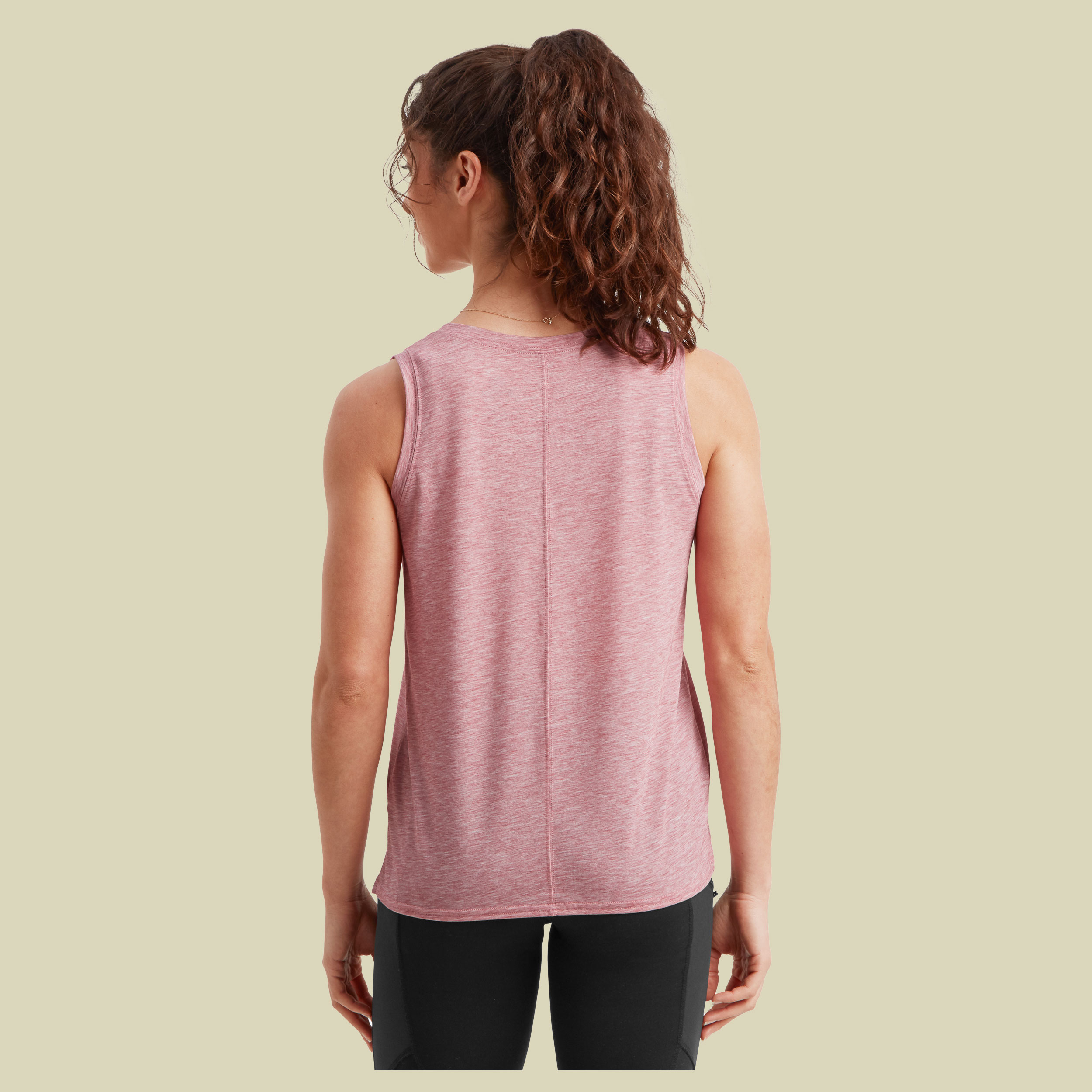 Asha v-neck tank women M rot - Farbe mineral red