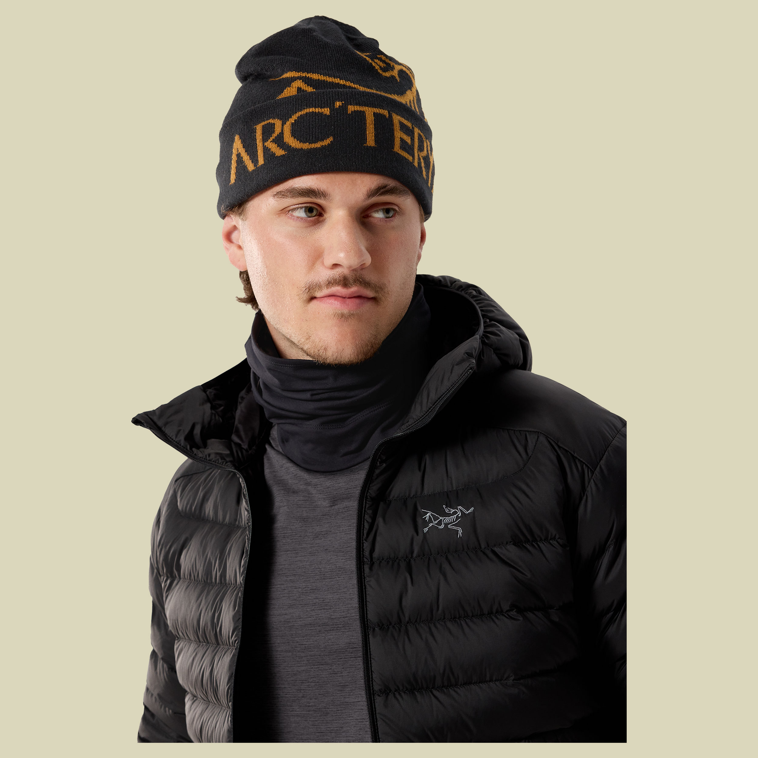 Bird Word Toque mehrfarbig one size - 24K black