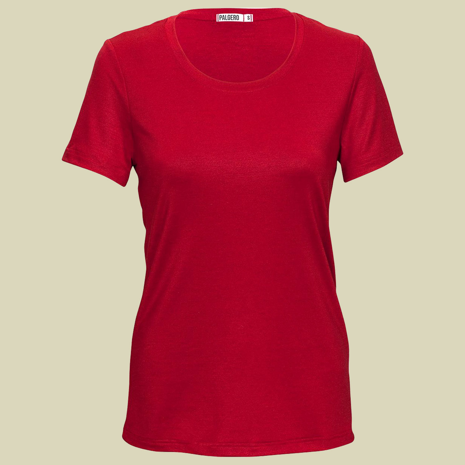 Birta Merino Kurzarm Women Größe M  Farbe rot