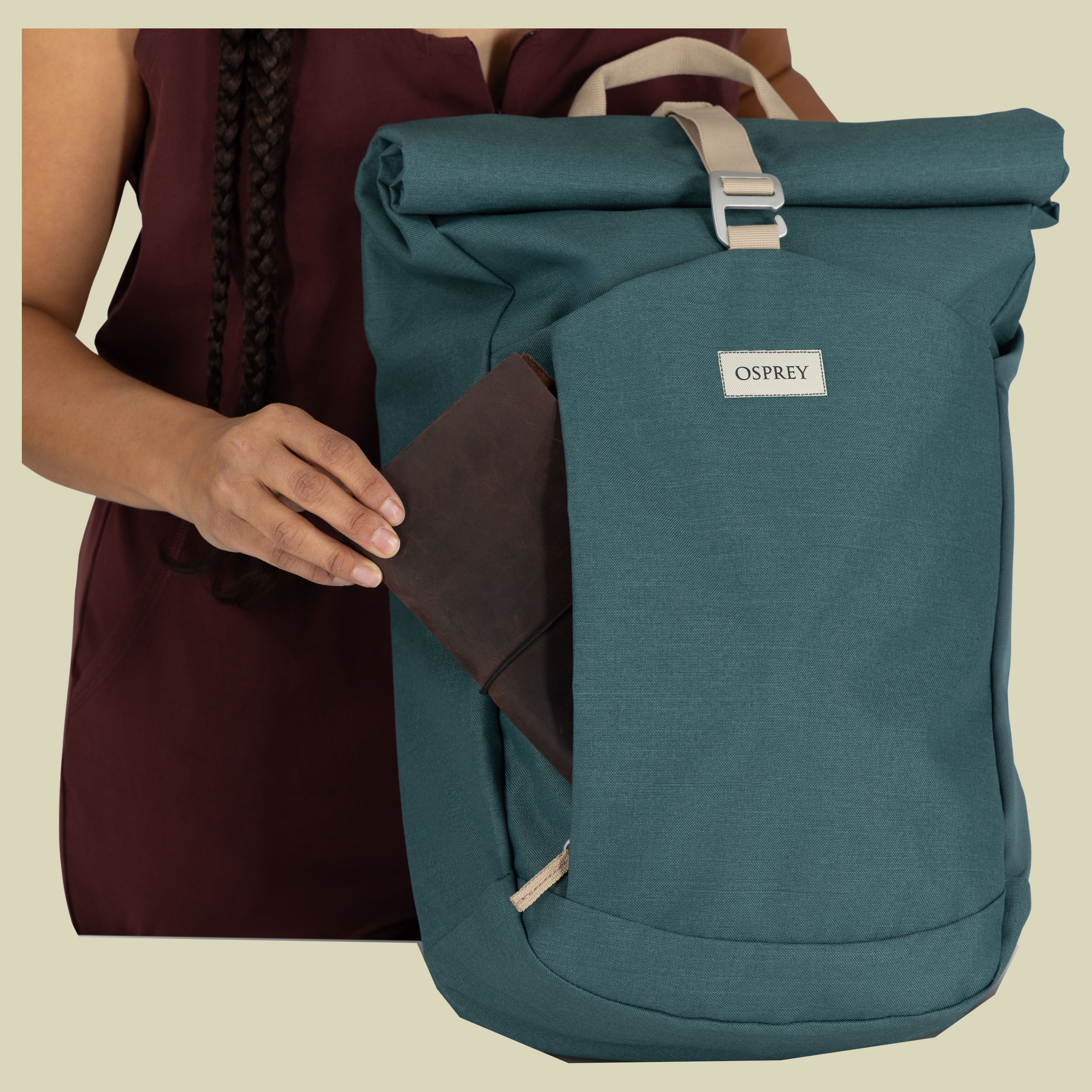 Arcane Roll Top 24 blau - cascade blue heather