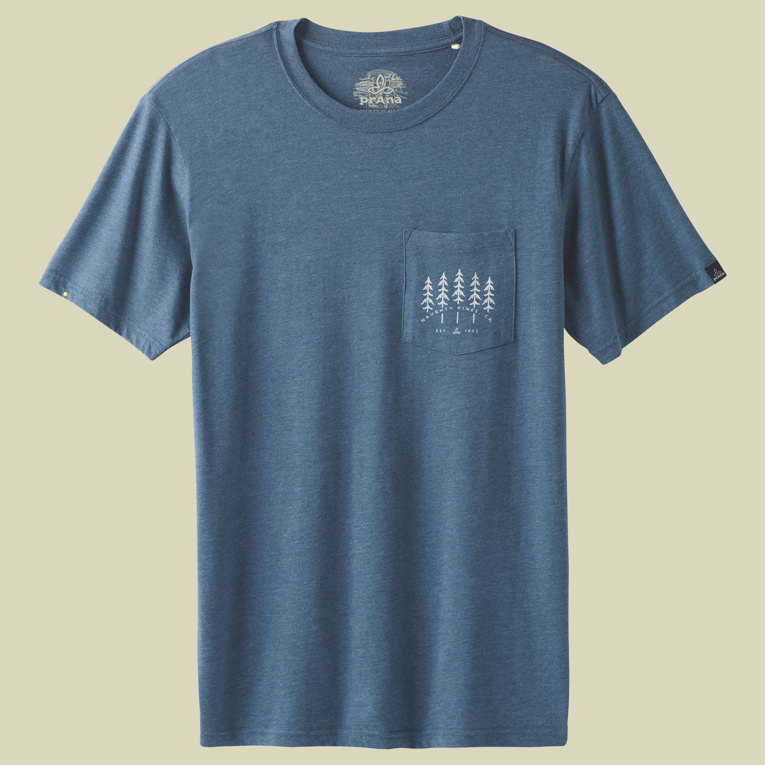 Hollis Pocket T-Shirt Men Größe S Farbe denim heather