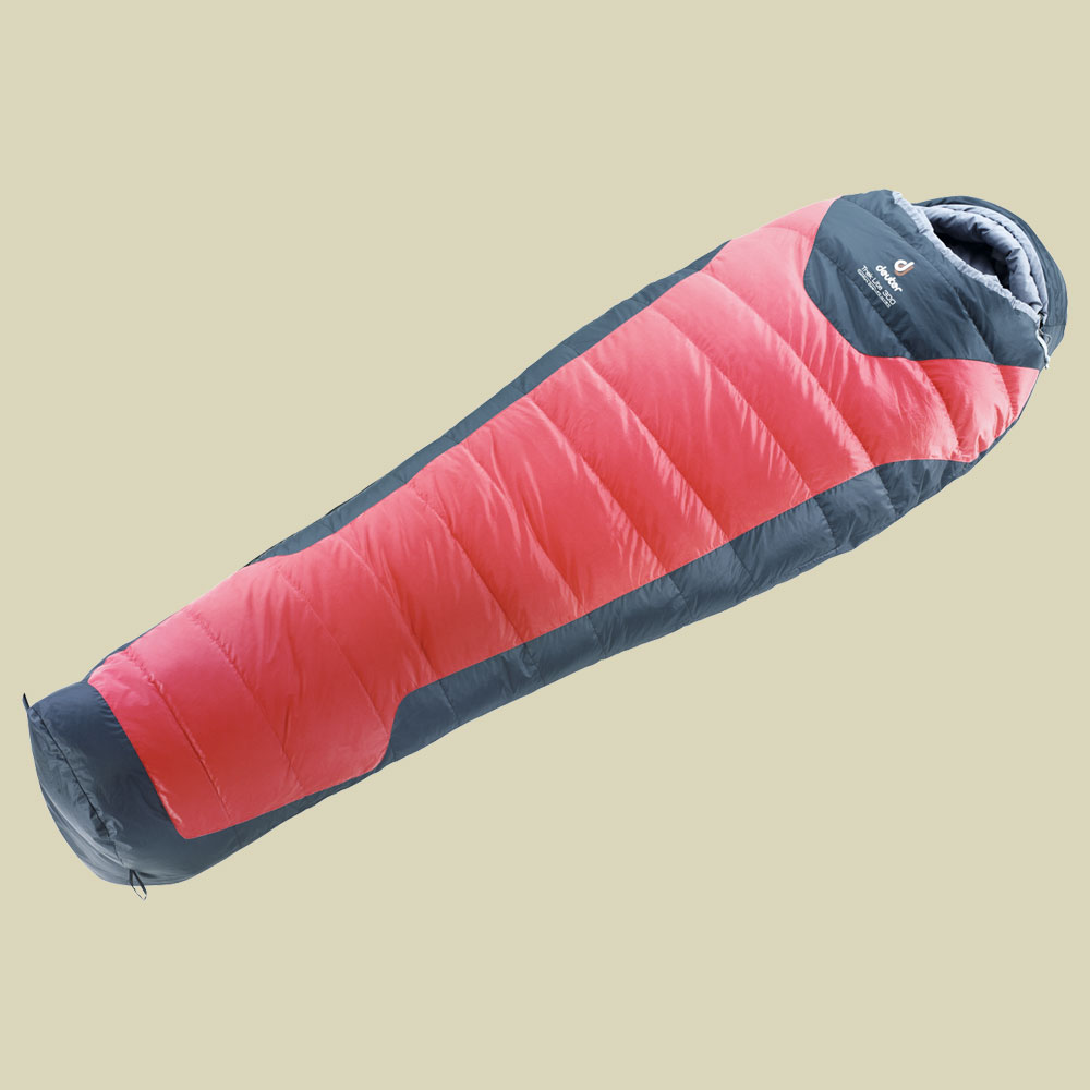 Trek Lite 300 bis Körpergröße 185 cm Farbe chinese red charcoal, Reißverschluss links