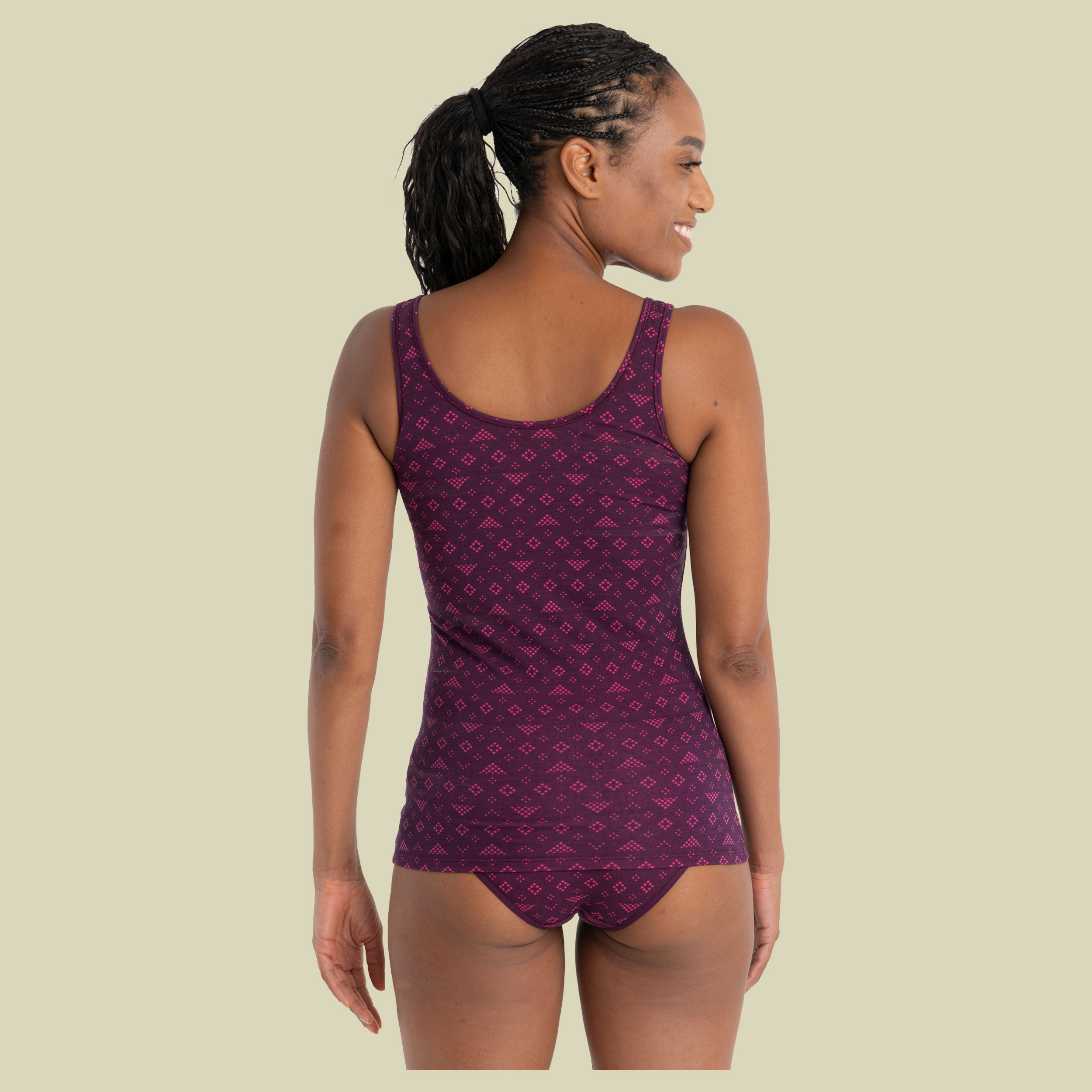 Merino 150 Siren Tank First Snow Women Größe S Farbe nightshade/tempo/aop