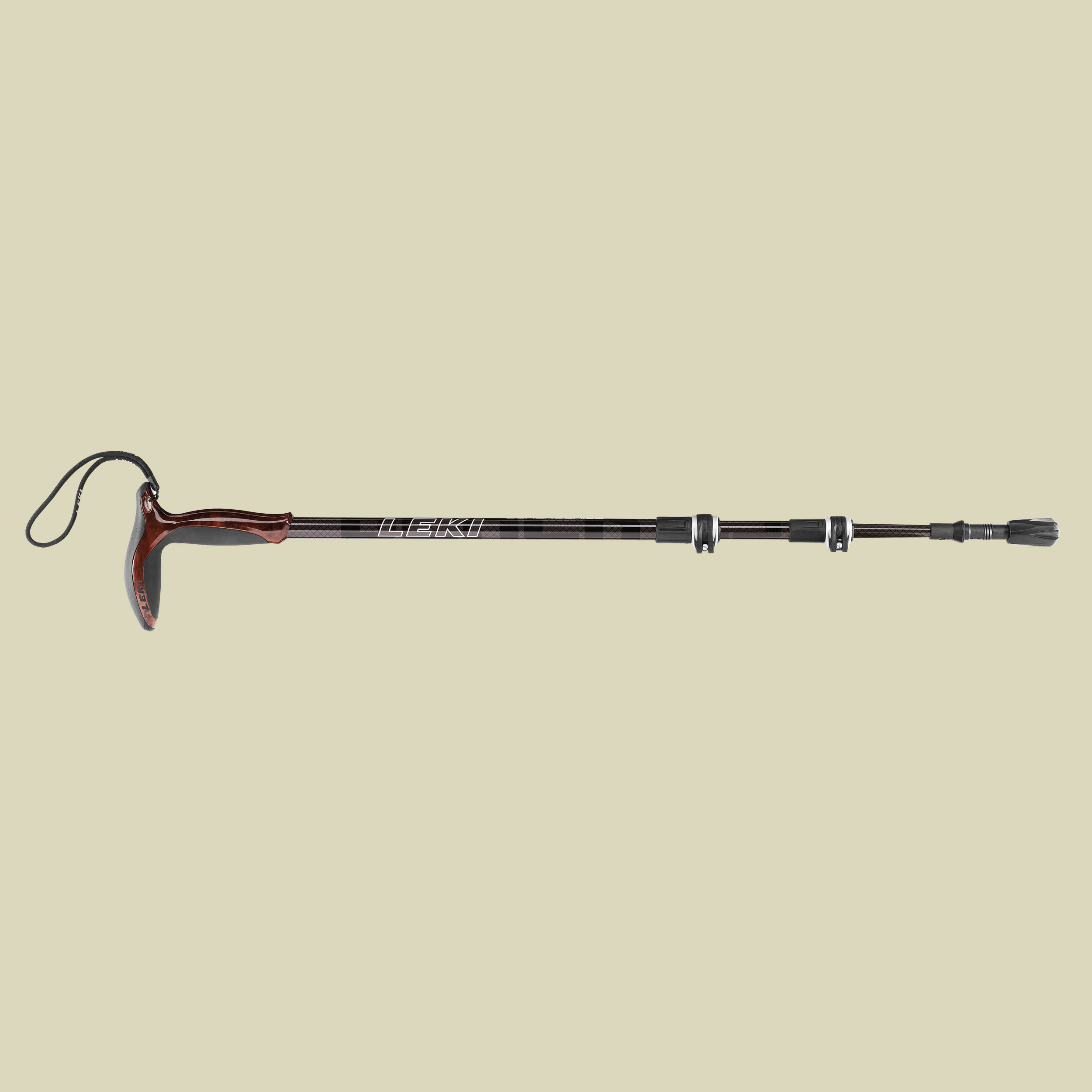 Black Series Senior Länge 63 - 120 cm Farbe schwarz