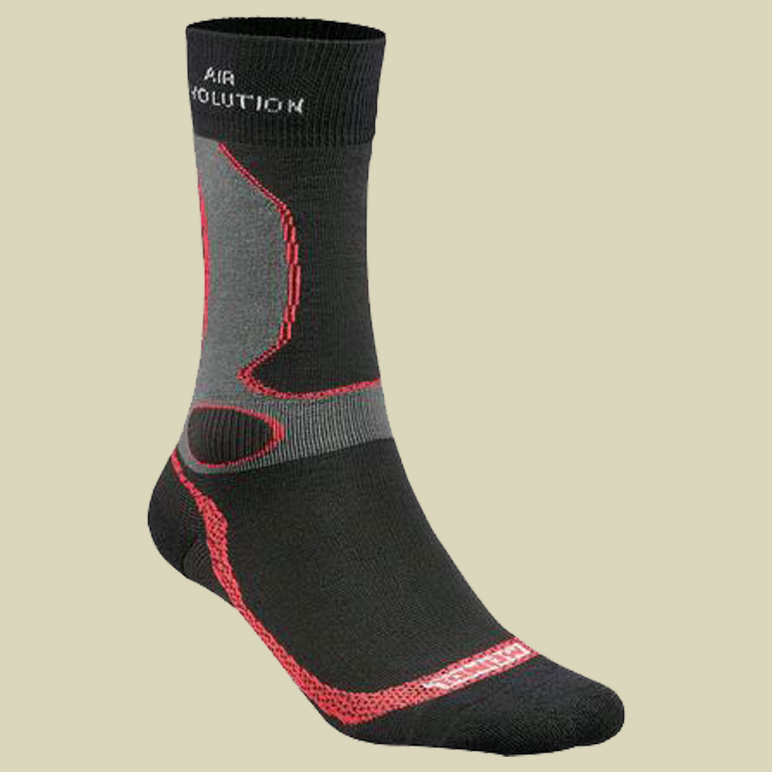 Revolution Sock Dry Größe 44-47 Farbe noir-rot