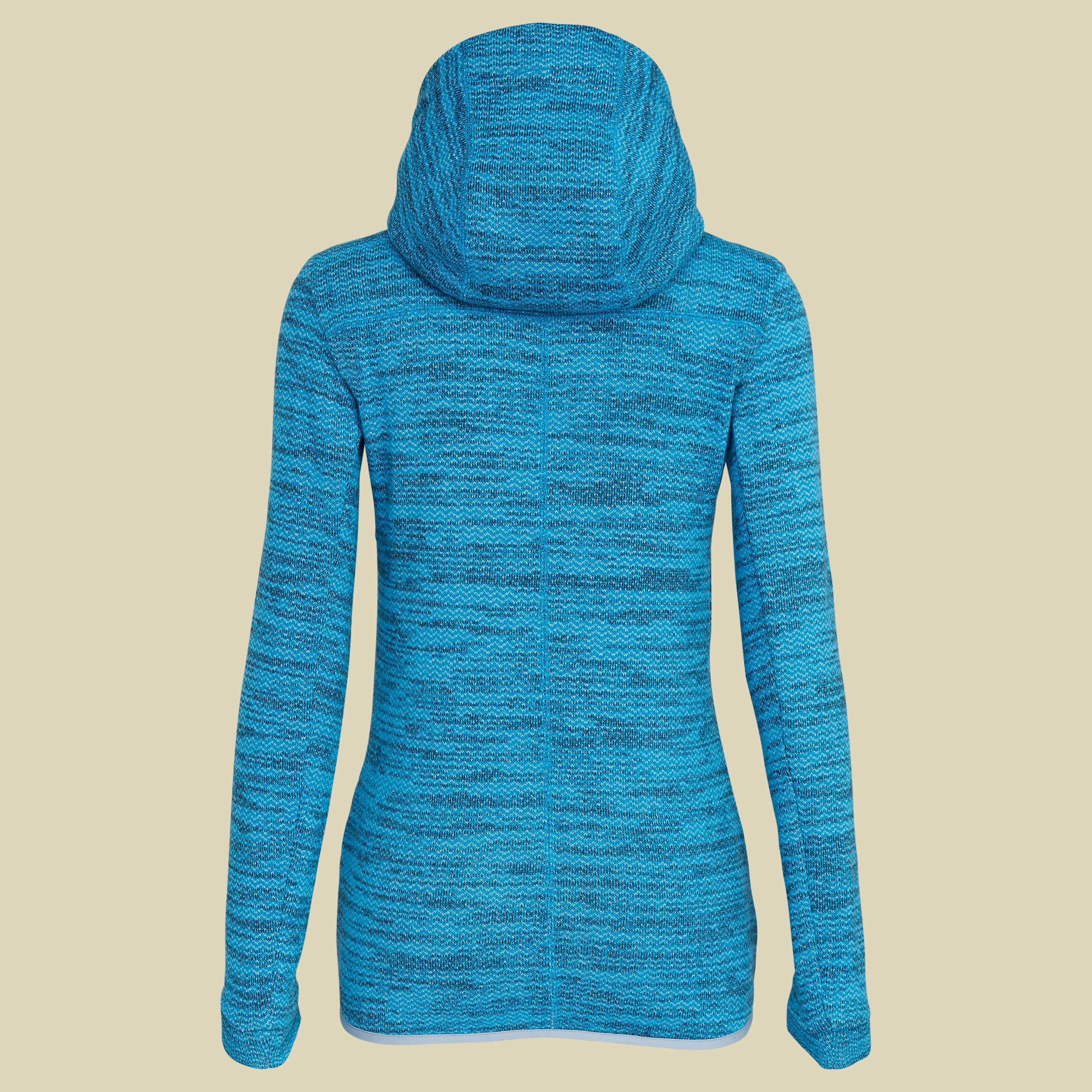 Fanes 2 PL W Full-Zip Hoody Women Größe 36 Farbe hawaiian blue melange