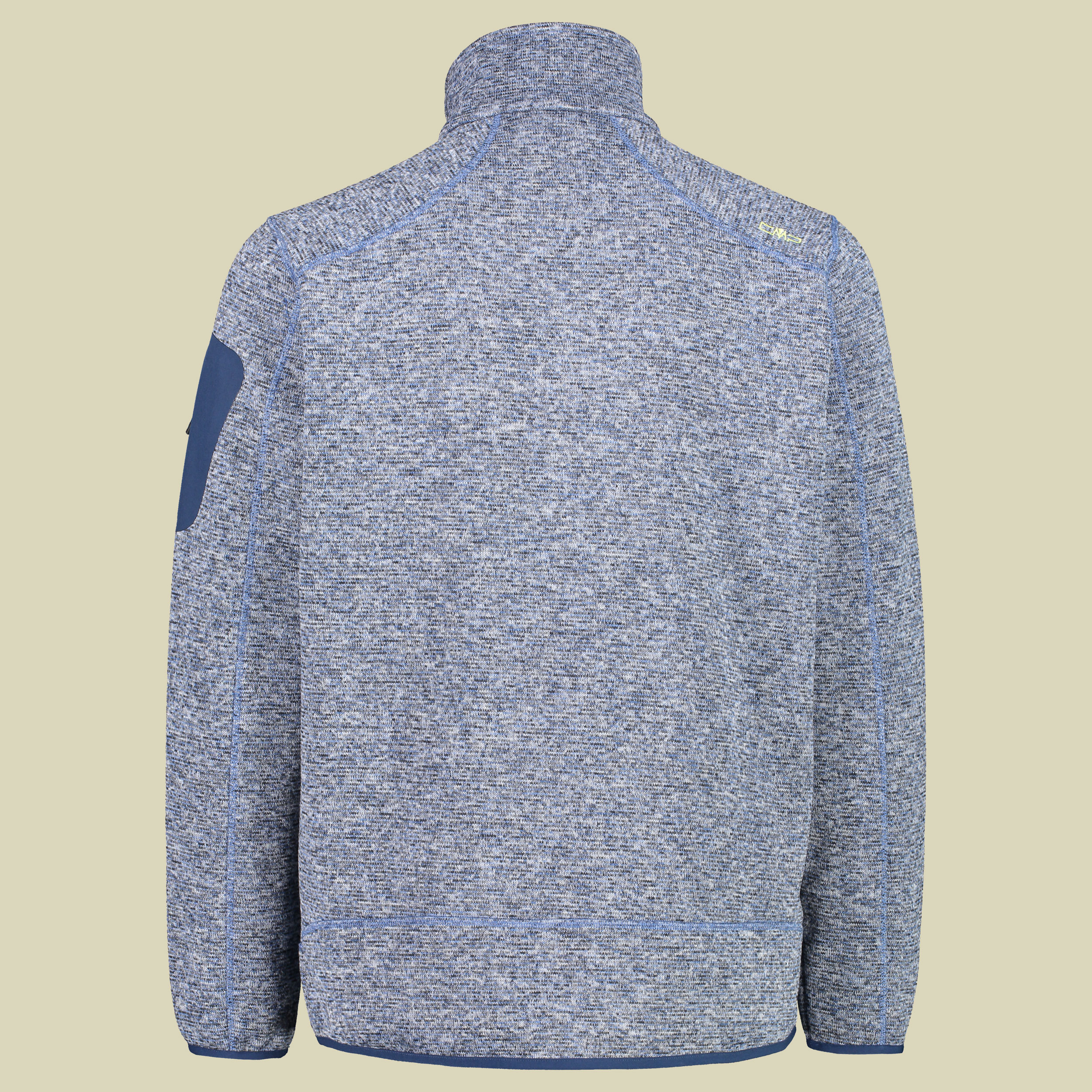 Man Knitted Fleece Jacket CMP 3H60747N Größe 52 Farbe 36ZH blue ink-storm