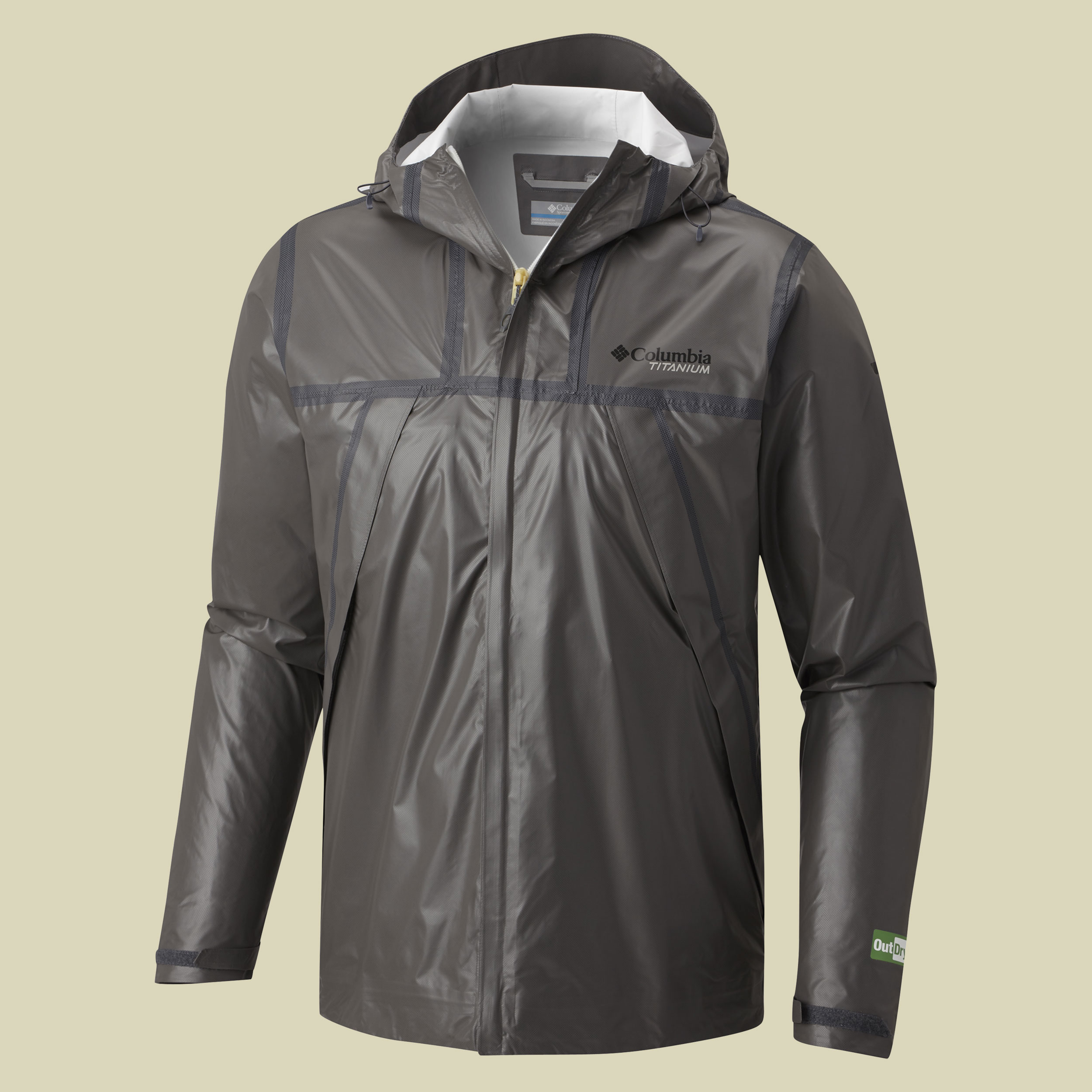 OutDry Ex ECO Tech Shell Men  Größe M Farbe bamboo charcoal