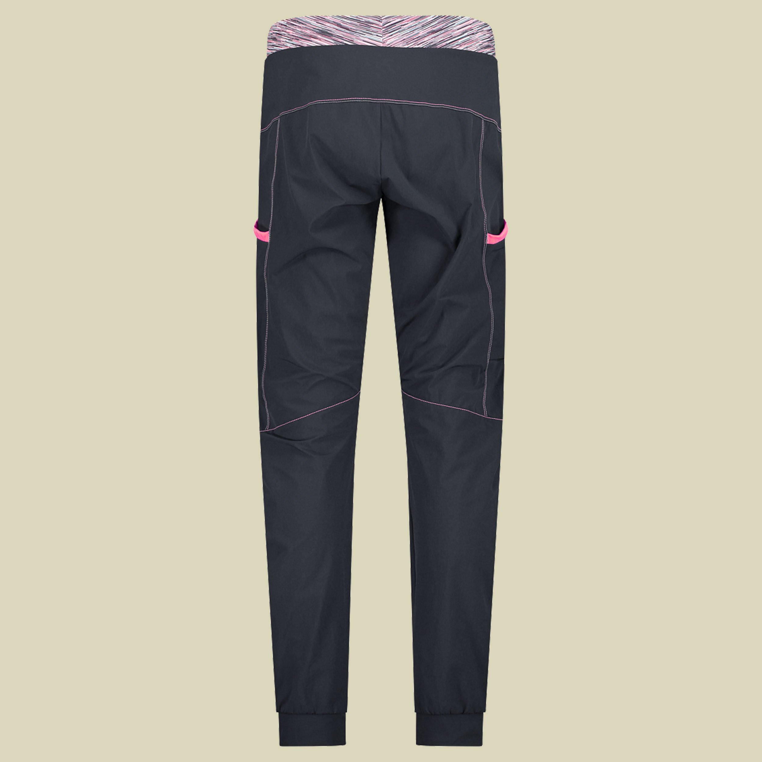 Woman Pant Light Climb Größe 38 Farbe 19TN antracite-pink fluo