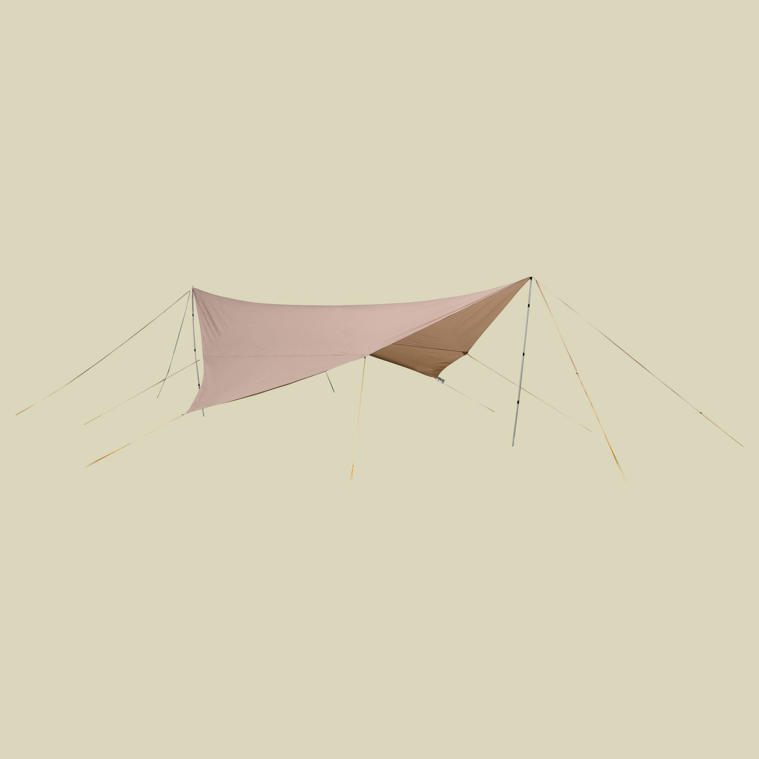 Tarp Squrewing 350 BTC Größe 350 x 350 cm Farbe brown sand