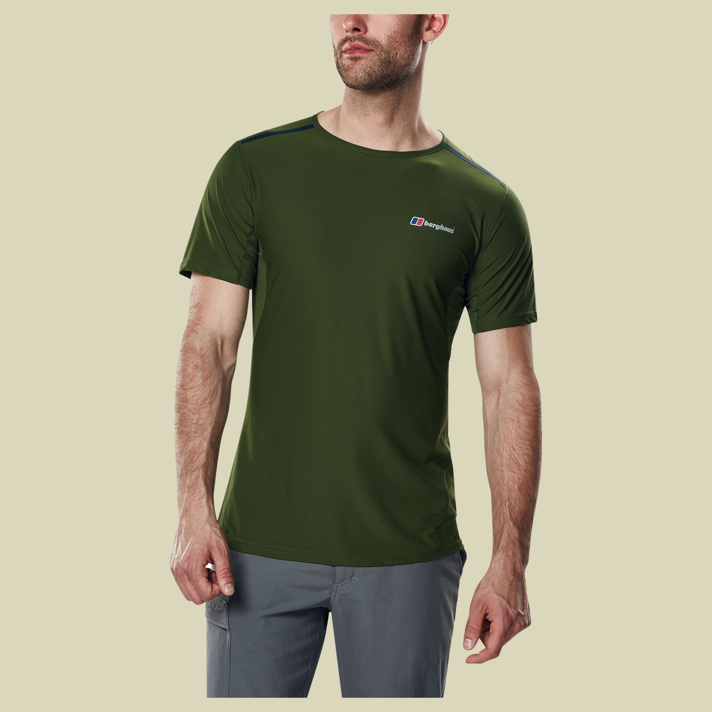 Super Tech Tee SS Crew Men Größe S Farbe chive