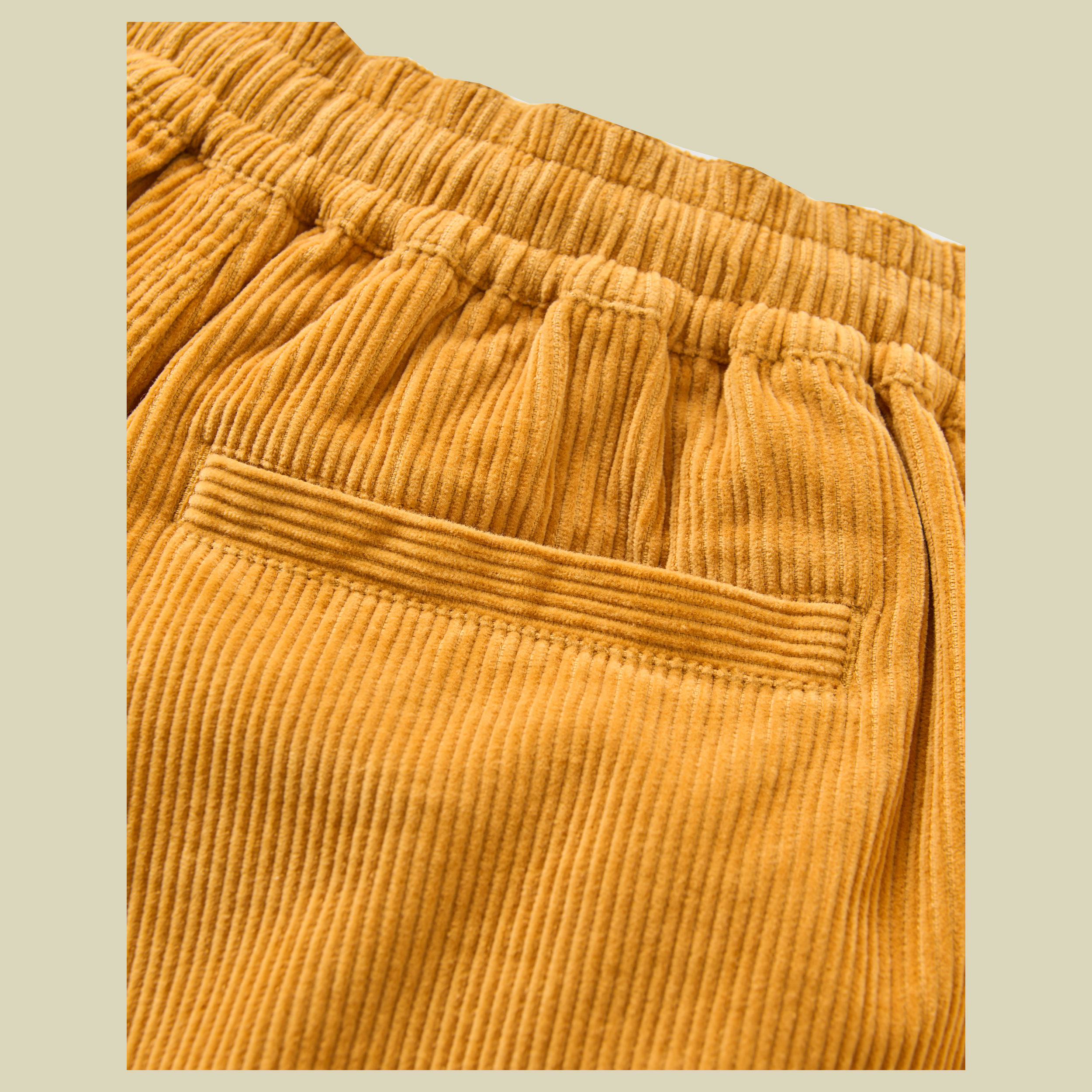 Avian Organic Cord Short Women XS gelb - spruce yellow