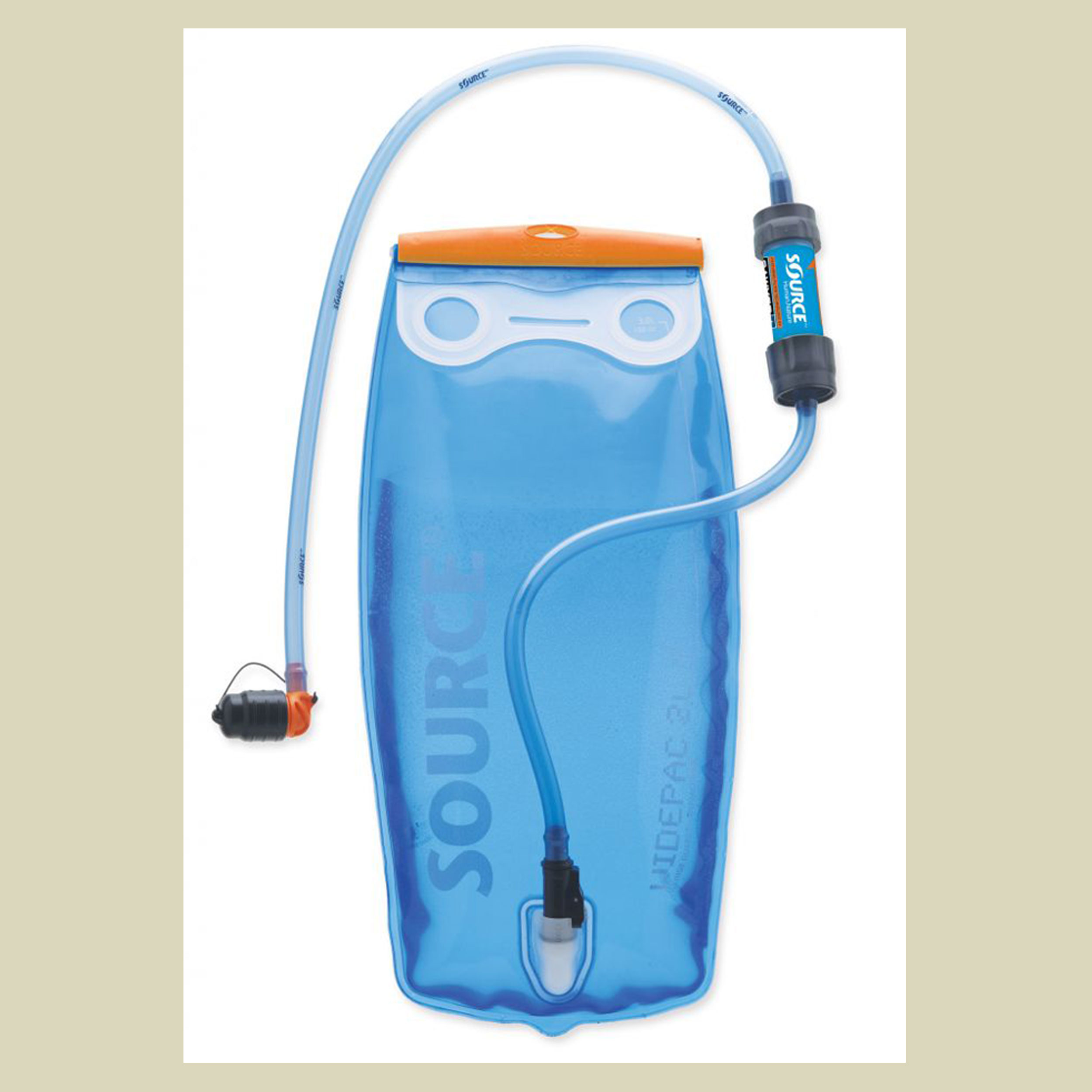 Widepac 2L+ Sawyer Filter Volumen:2 Liter Farbe:transparent blue