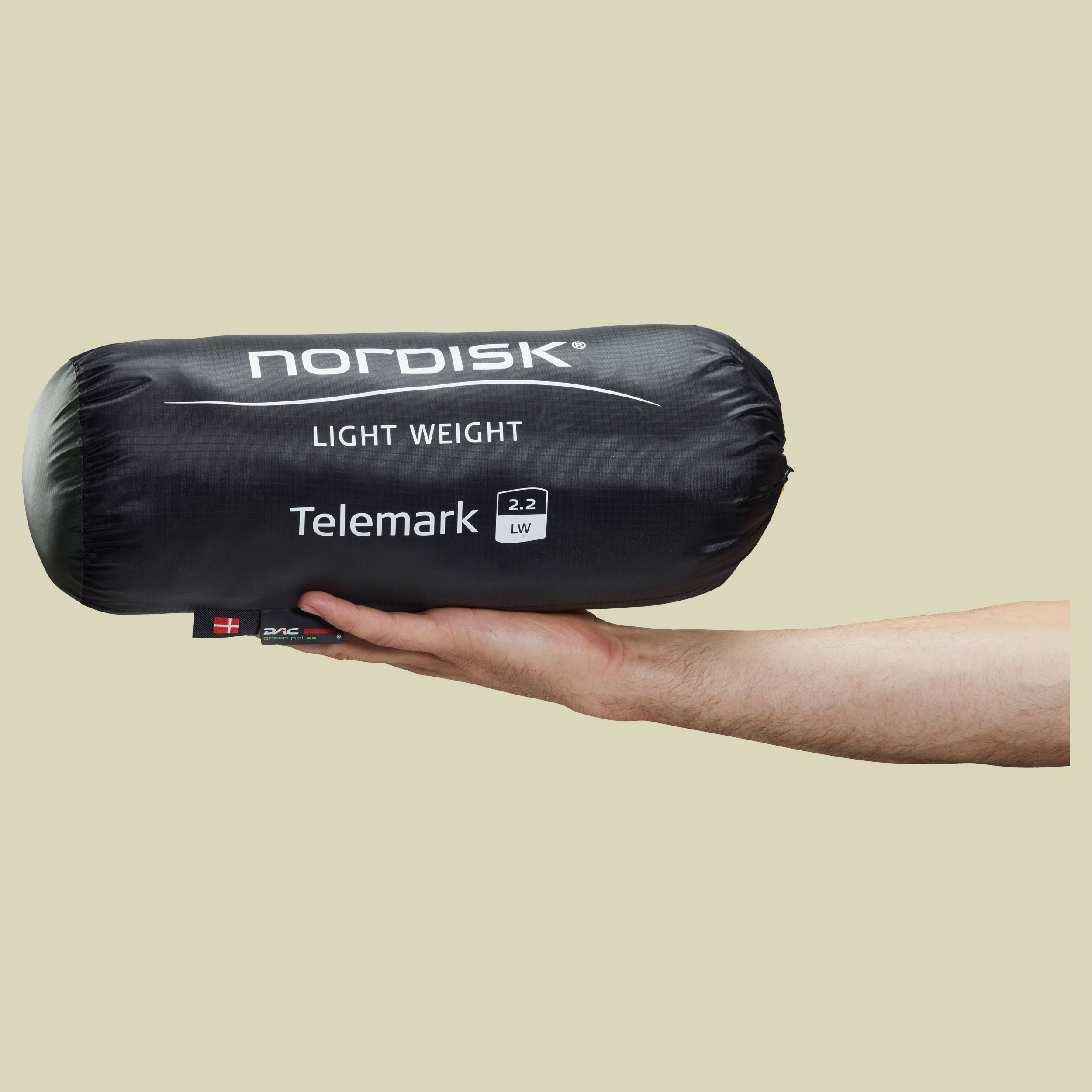 Telemark 2.2 LW Tent 2-Personen Zelt Farbe forest green