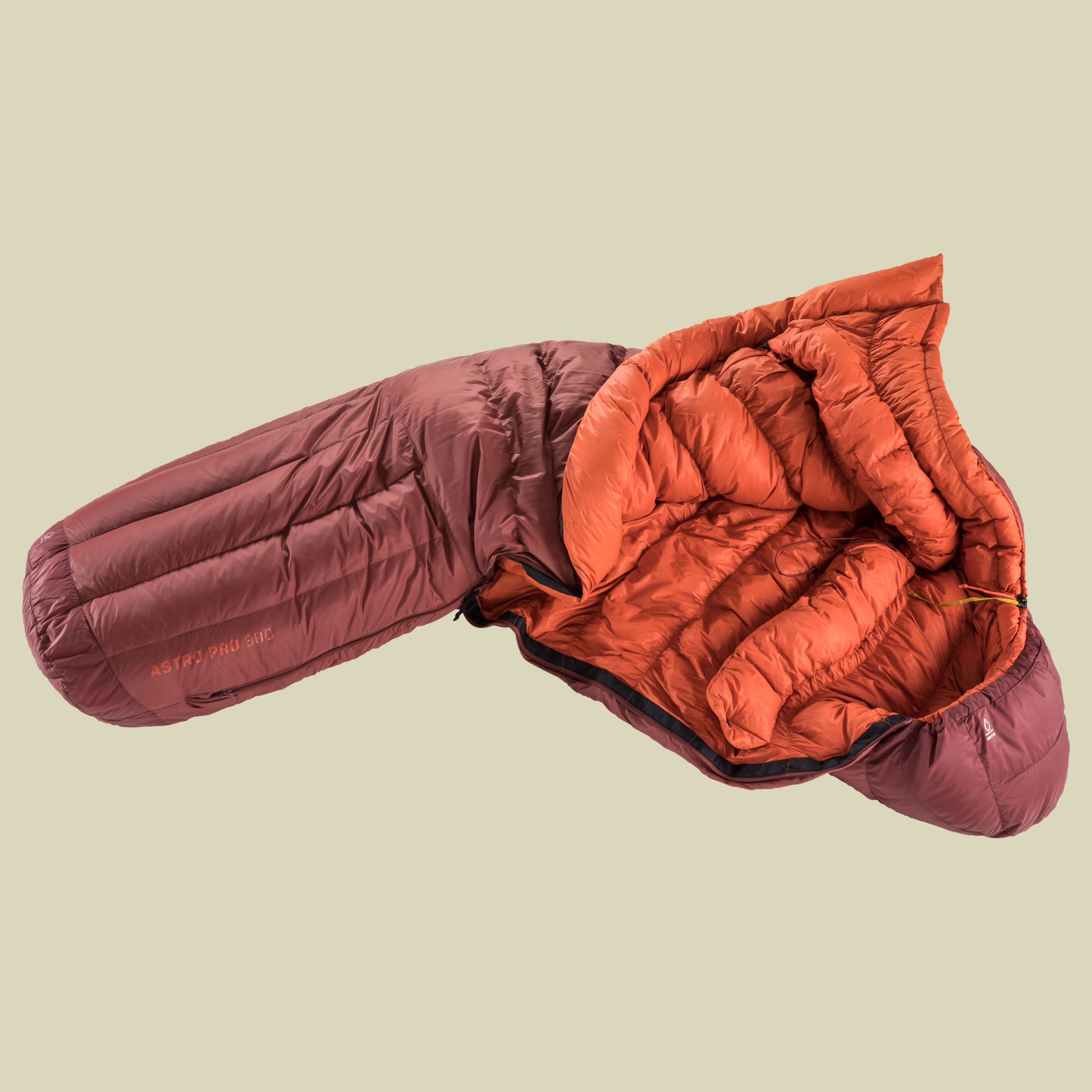 Astro Pro 800 bis Körpergröße 185 cm Farbe redwood-paprika, Reißverschluss links