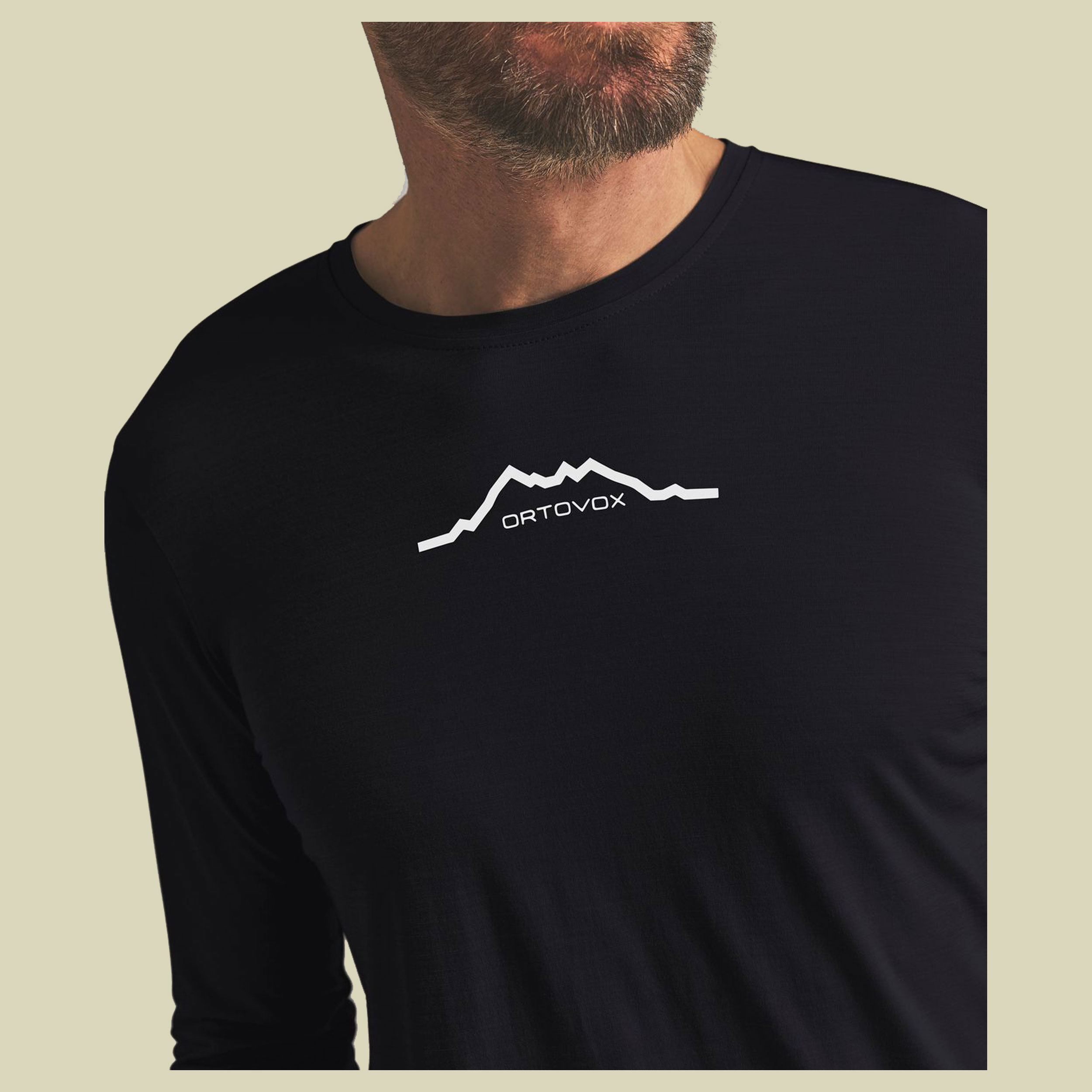 150 Cool Mountain LS Men XL schwarz - black raven