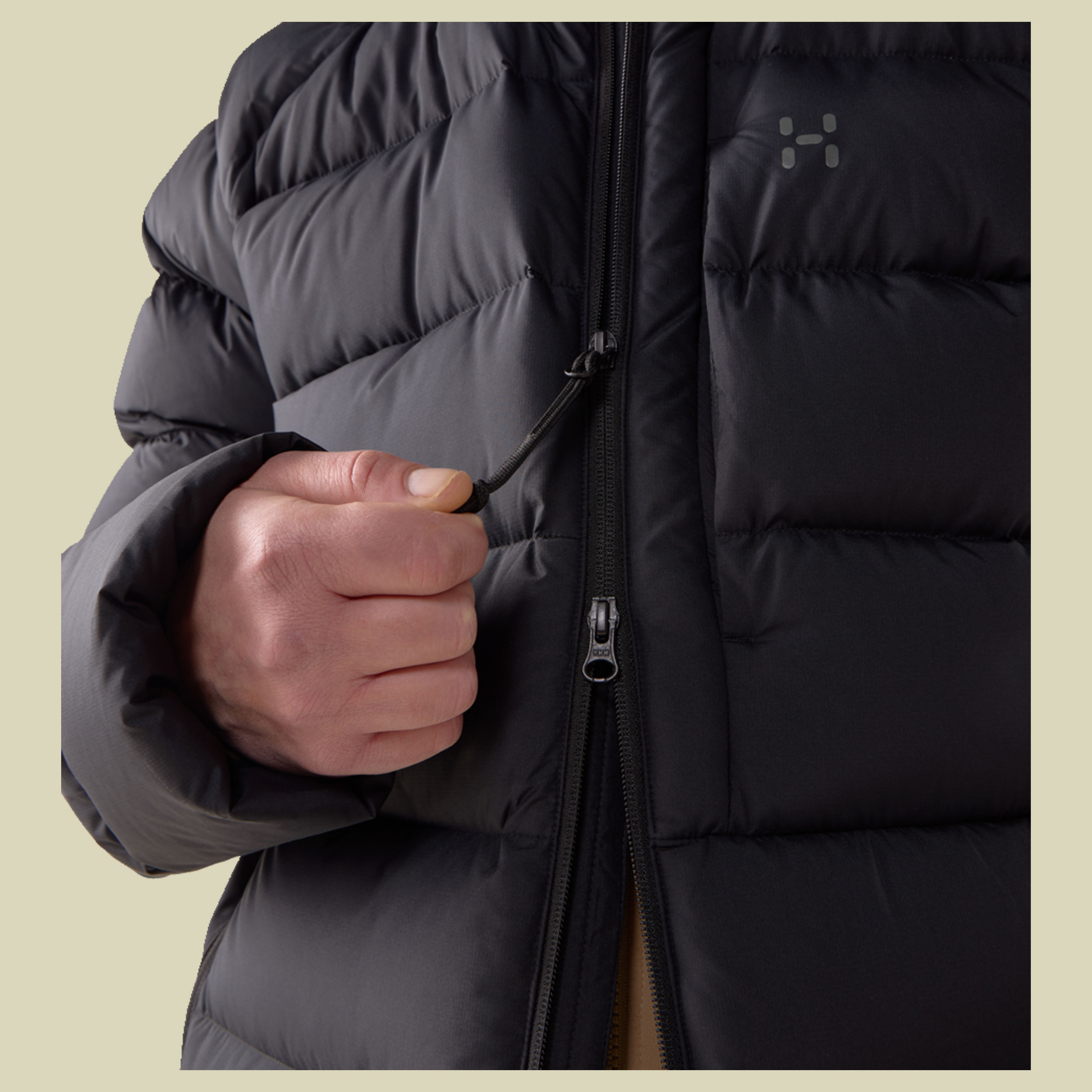 Rosson Down Parka Men XL schwarz - true black