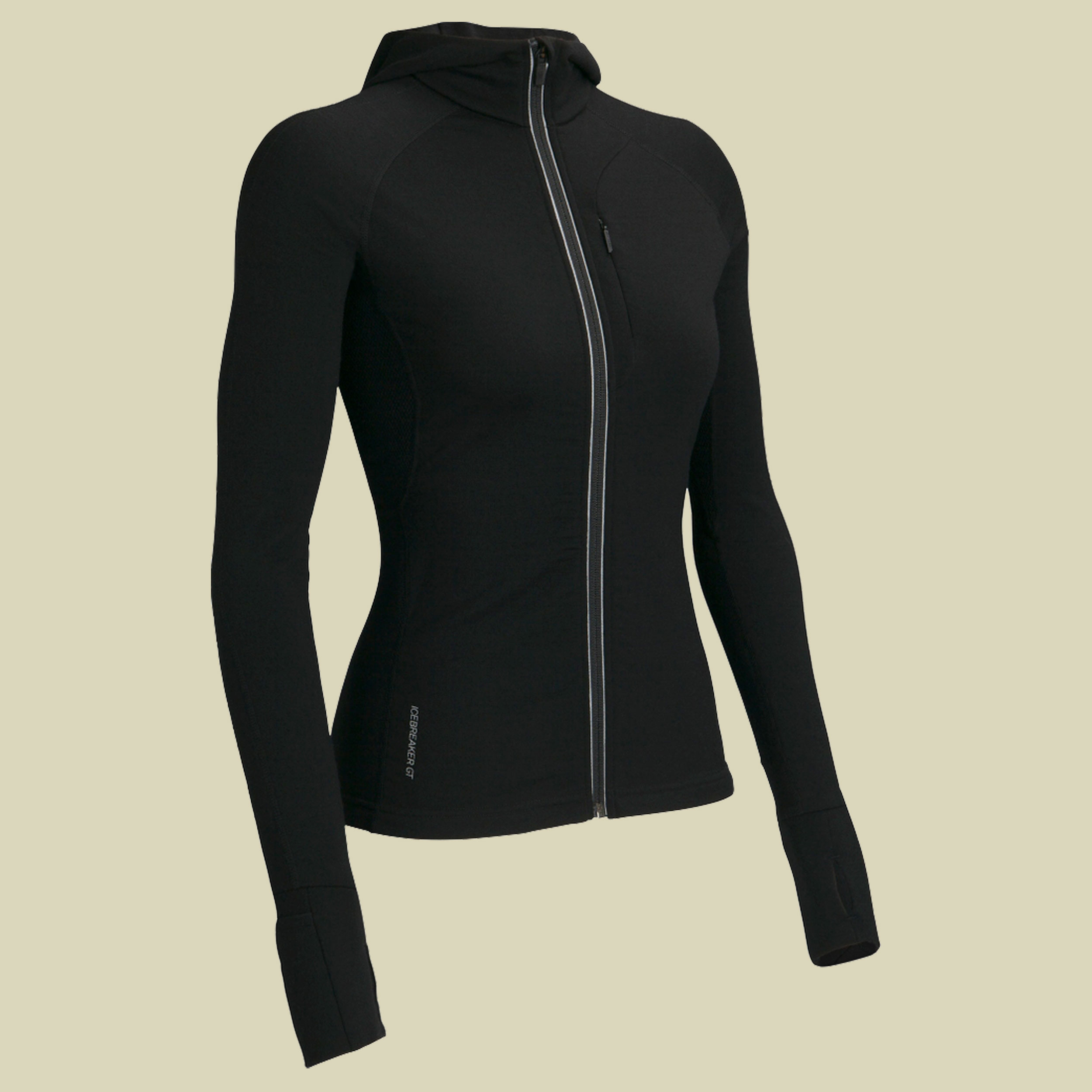 Quantum LS Zip Hood Women 260 Größe S Farbe black