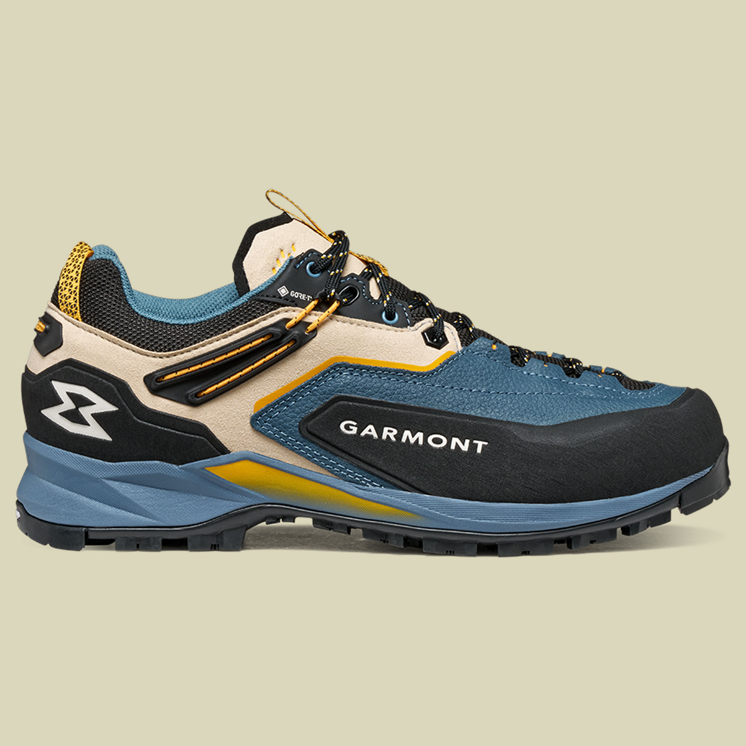 Akron GTX Men UK 11 blau - fin blue/citrus orange
