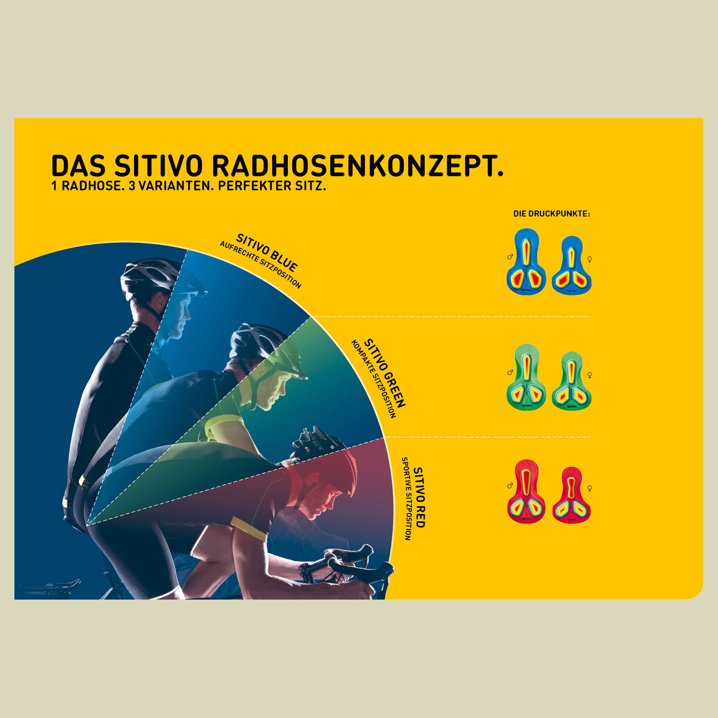 Sitivo Men Größe XL Farbe black/bright green