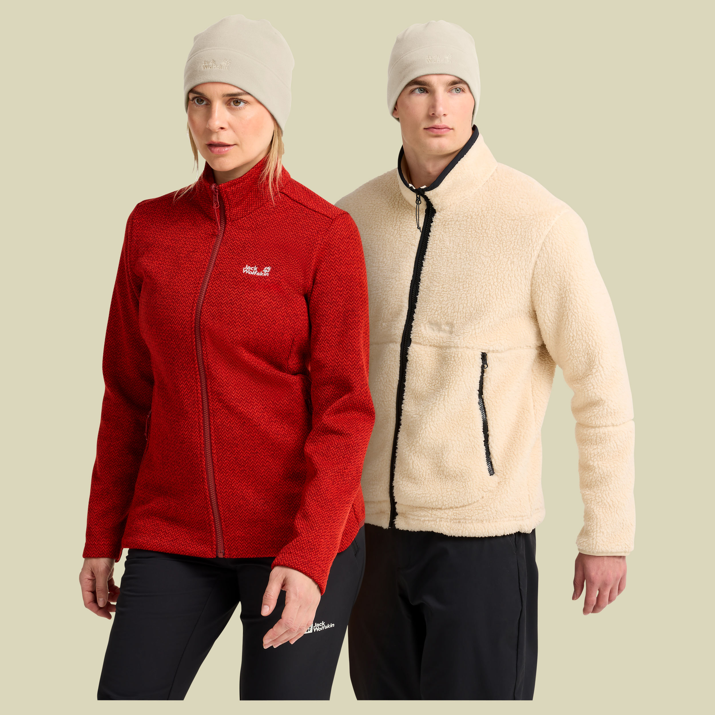 Real Stuff Beanie grau one size - oyster