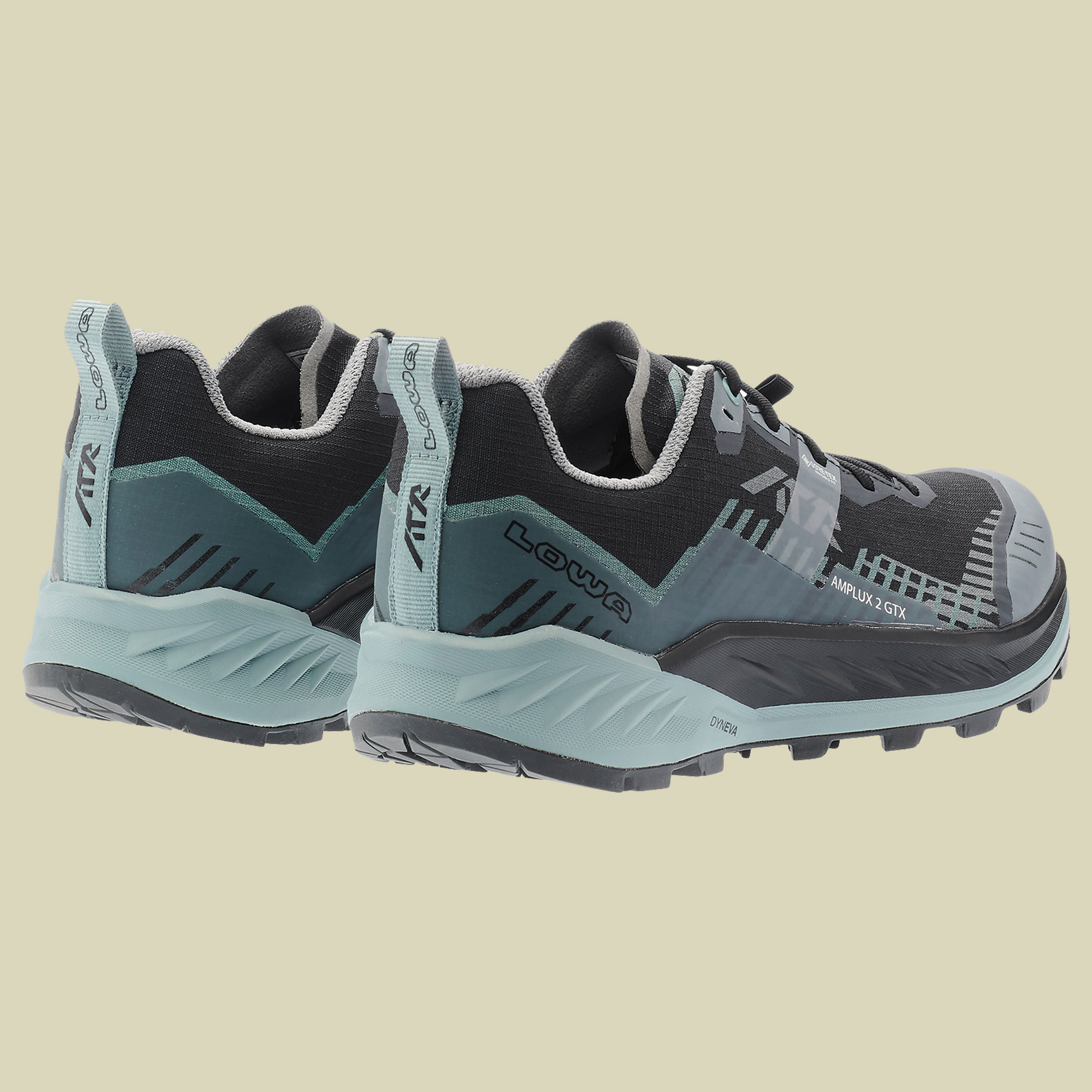 Amplux 2 GTX Women UK 8 grau - schwarz/rauchblau
